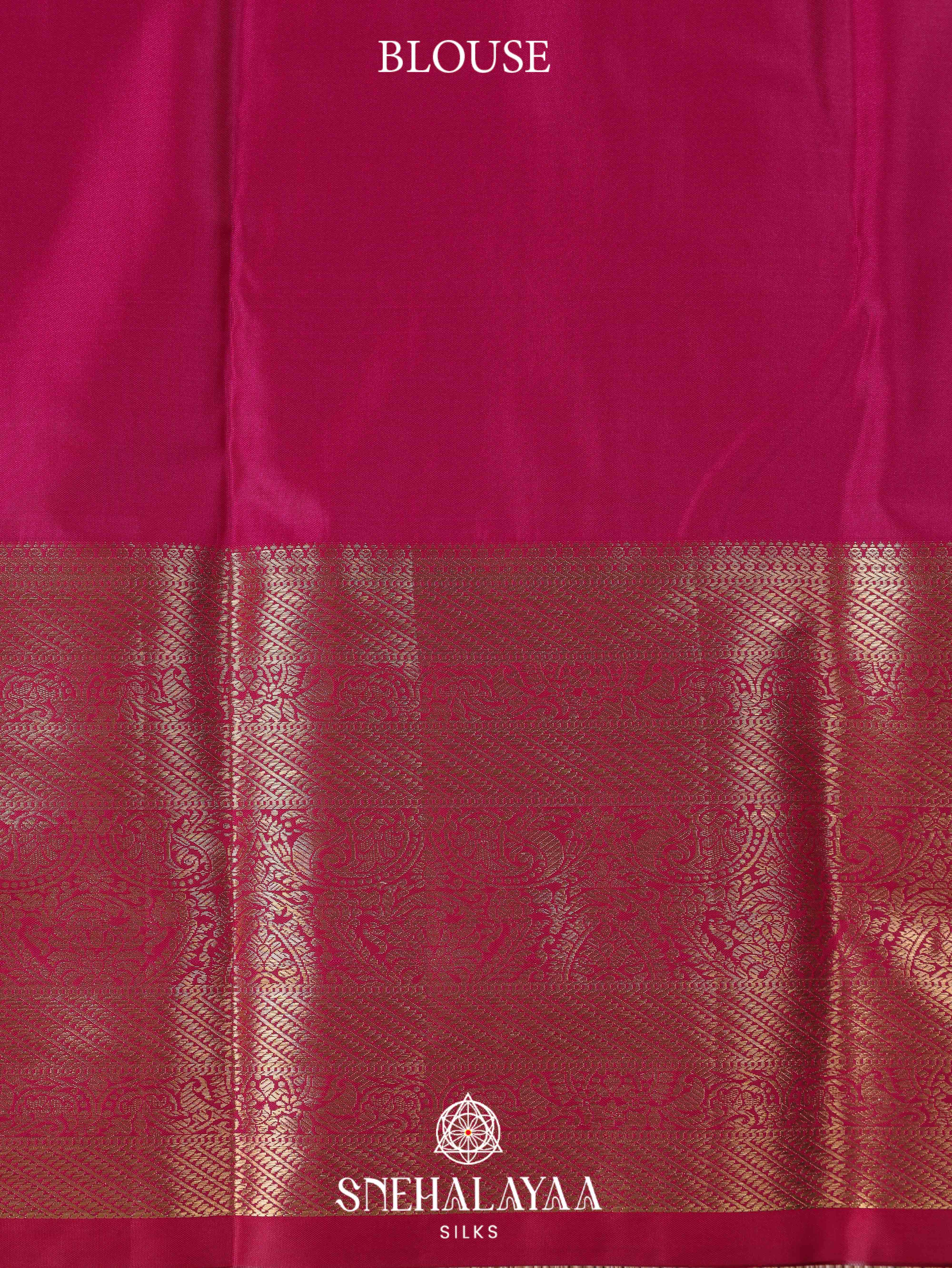 Orange Art Silk Saree