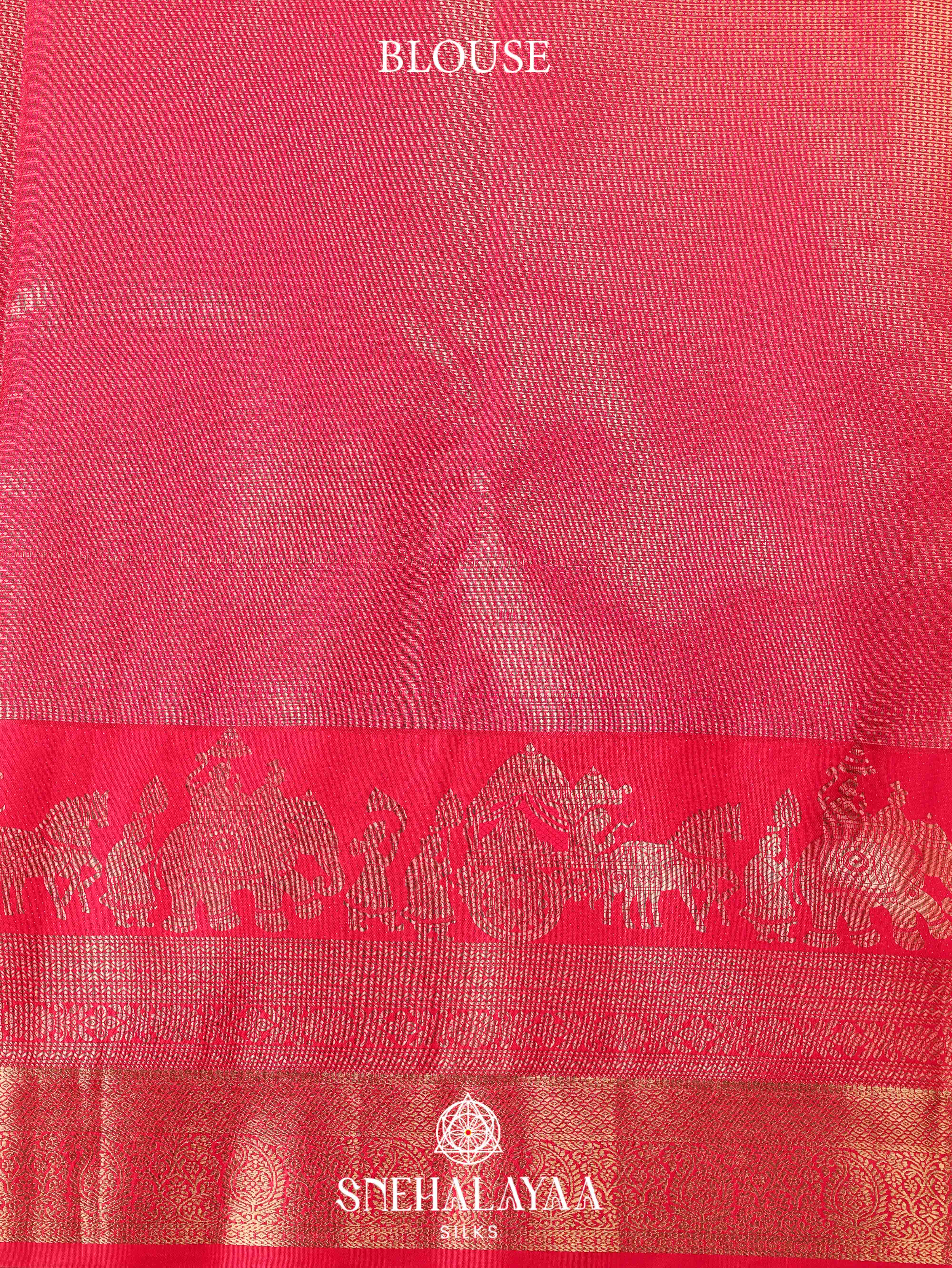 Forest Green Art Silk Saree