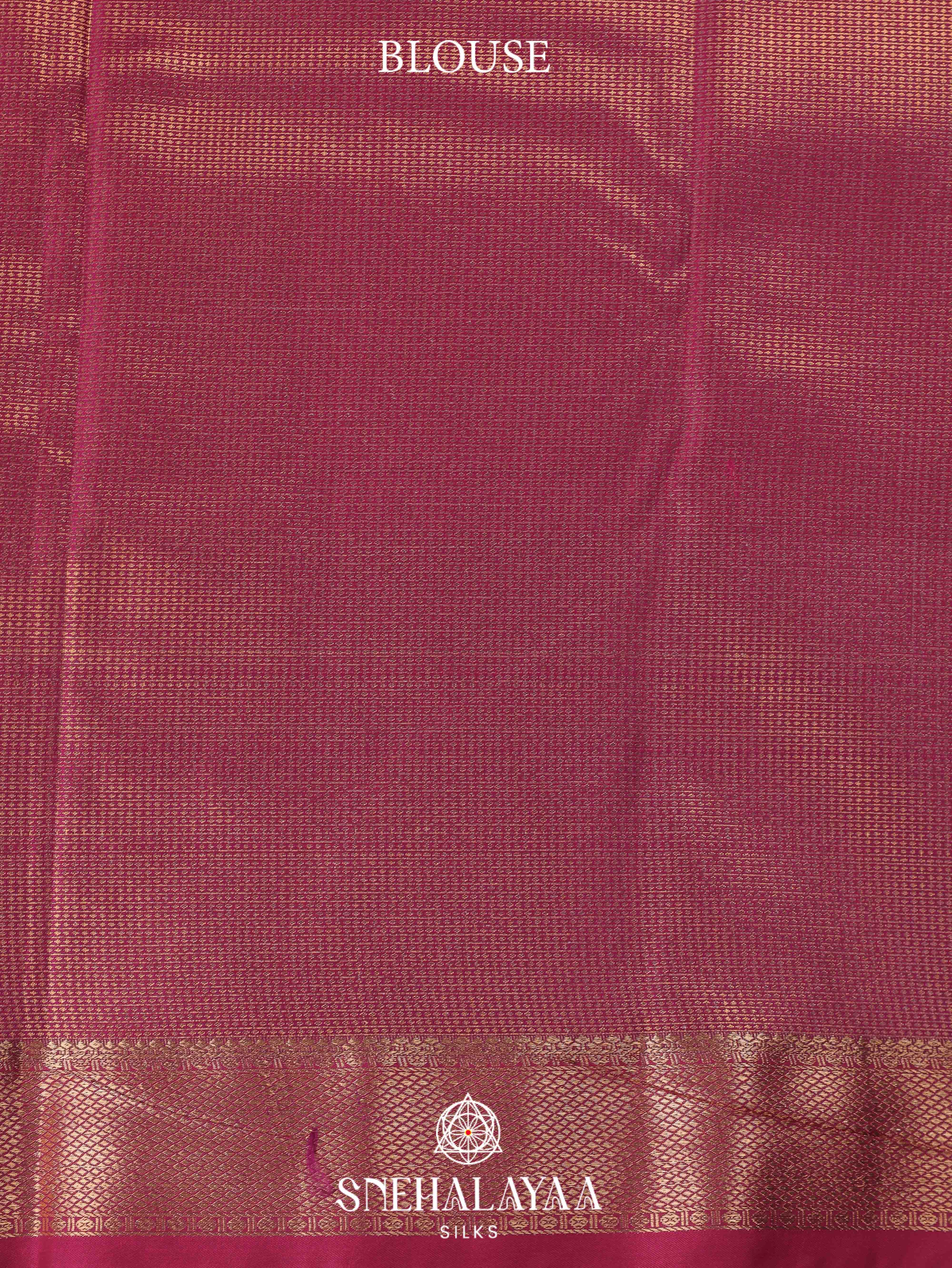 Magenta Art Silk Saree