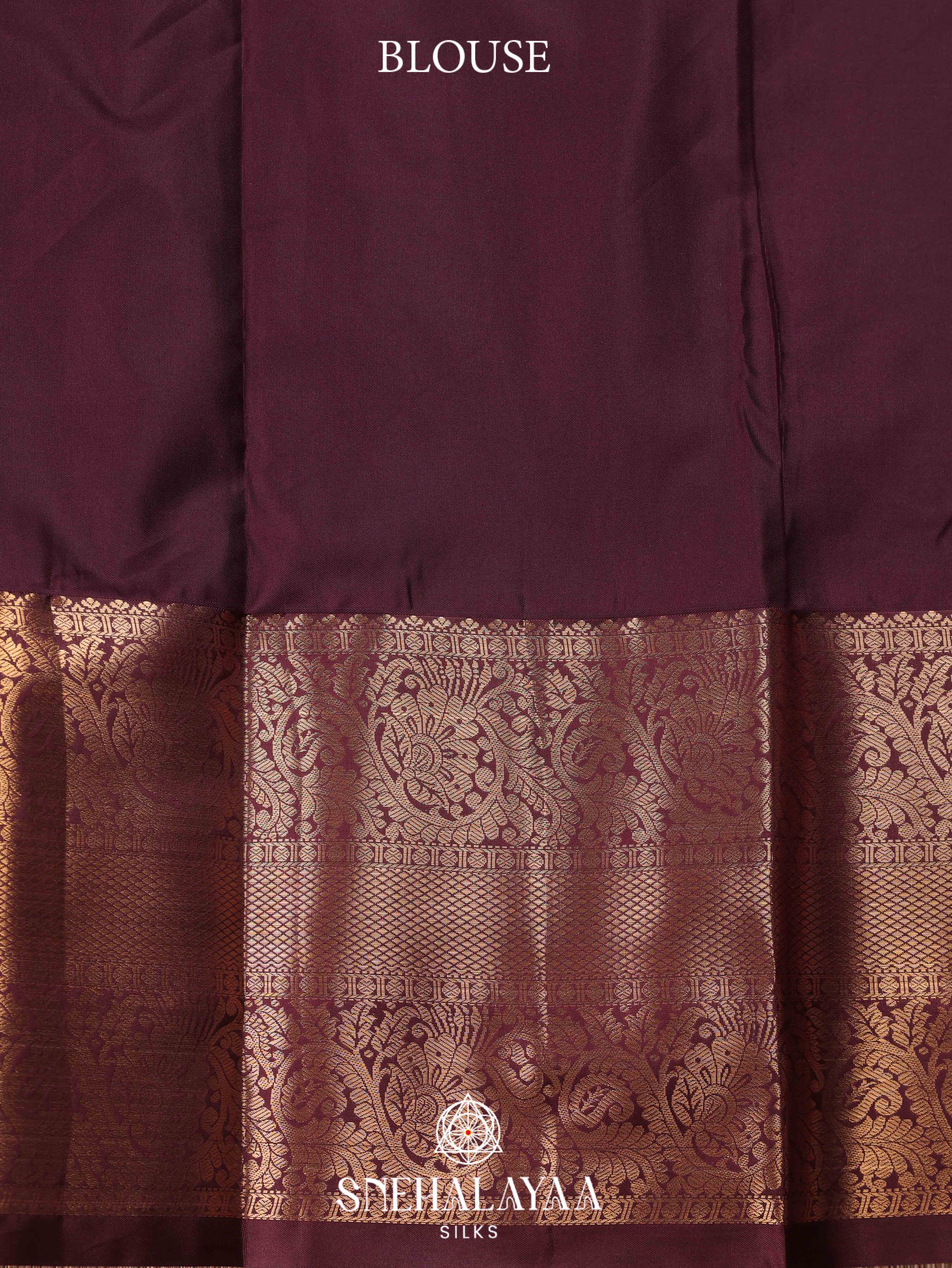 Rust Orange Art Silk Saree