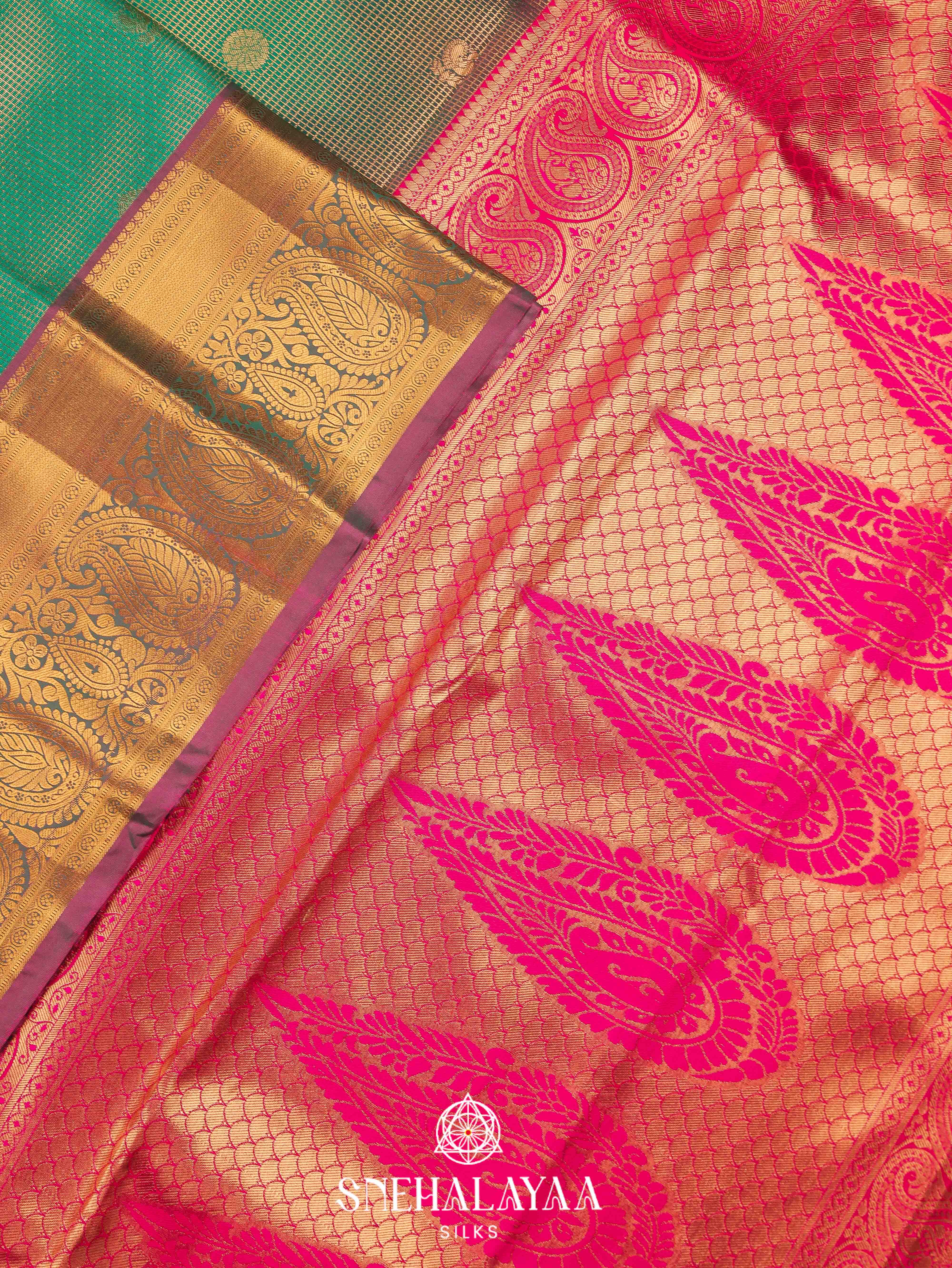 Green Art Silk Saree