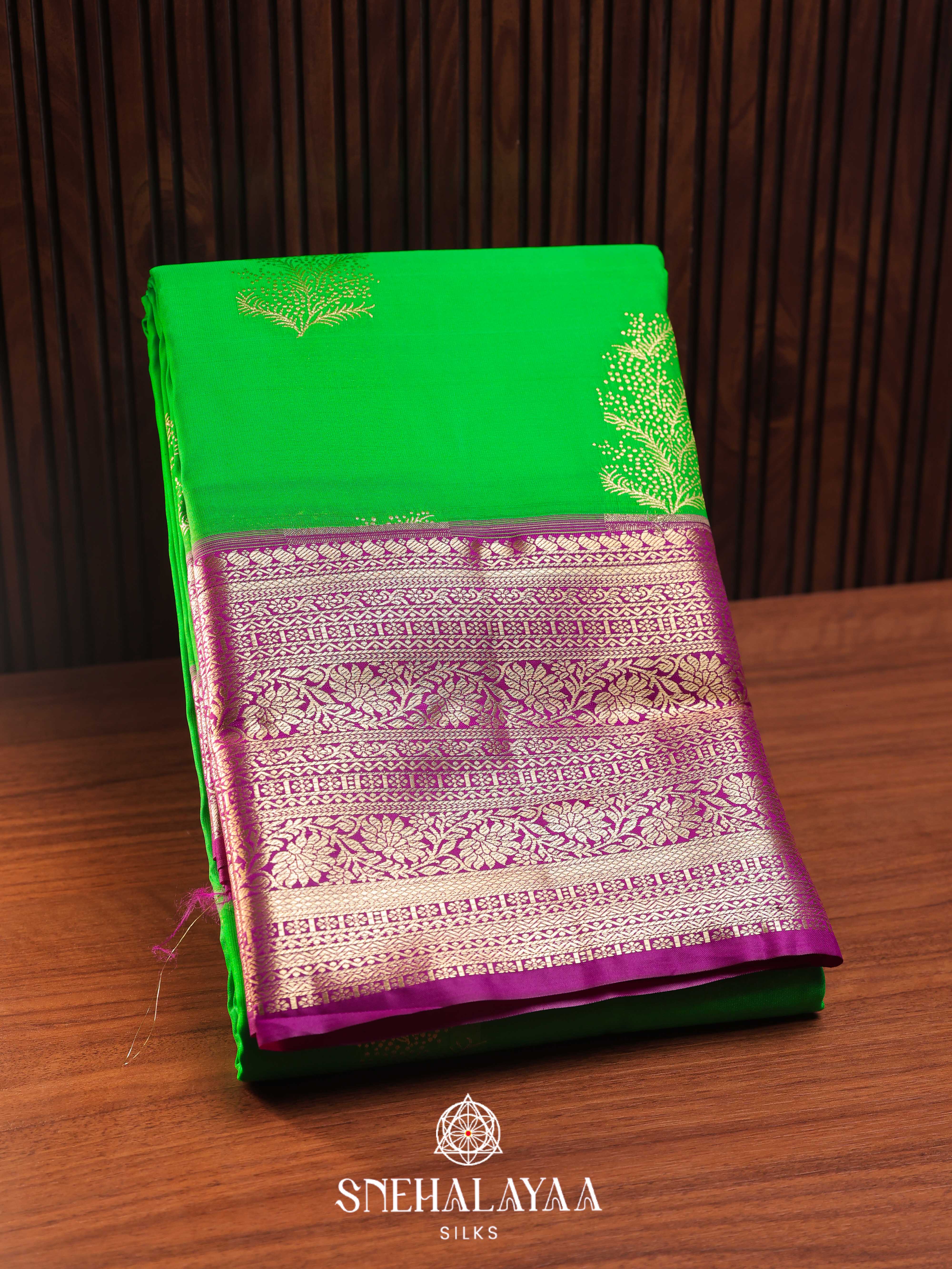 Green Art Silk Saree