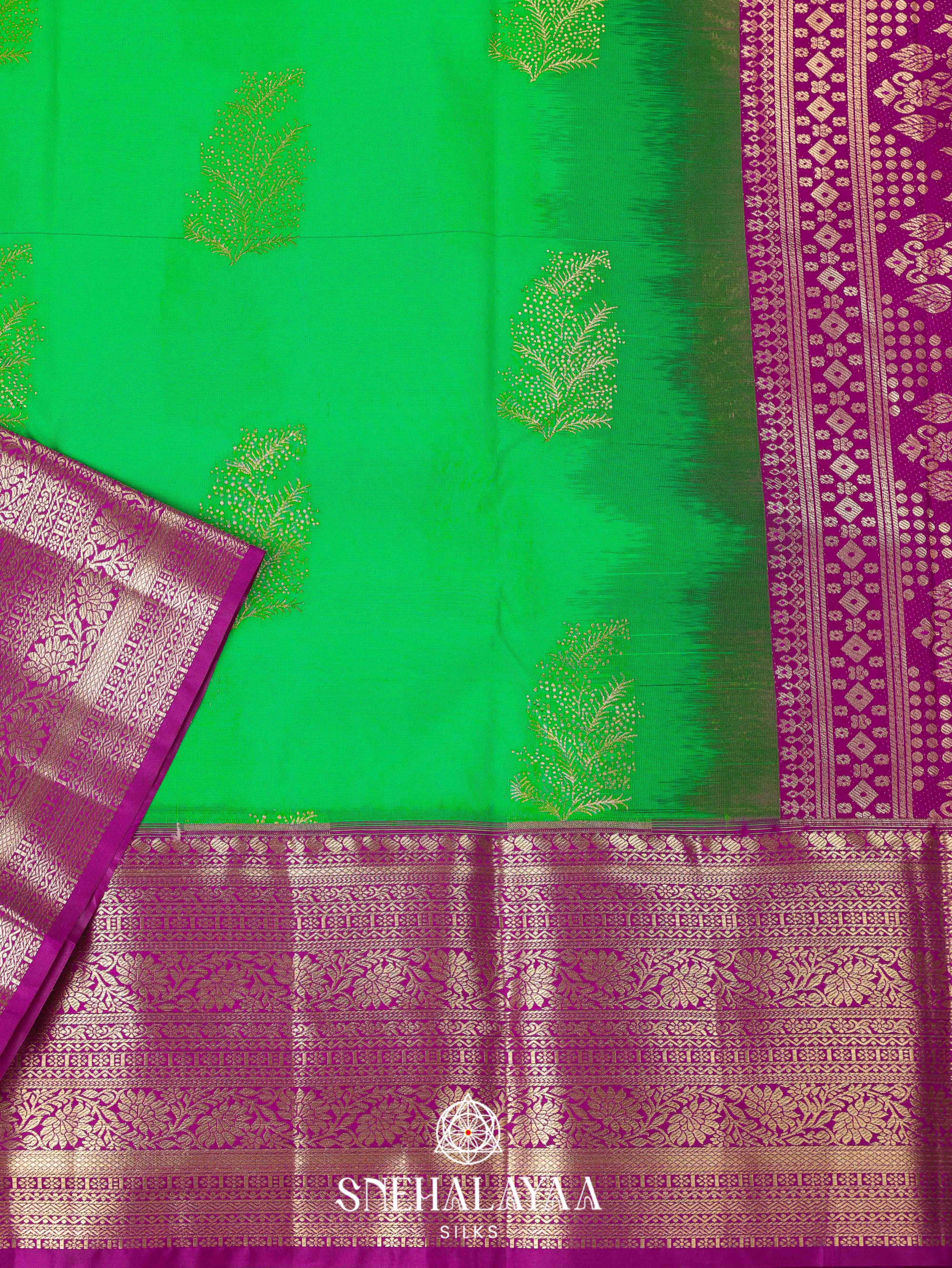 Green Art Silk Saree