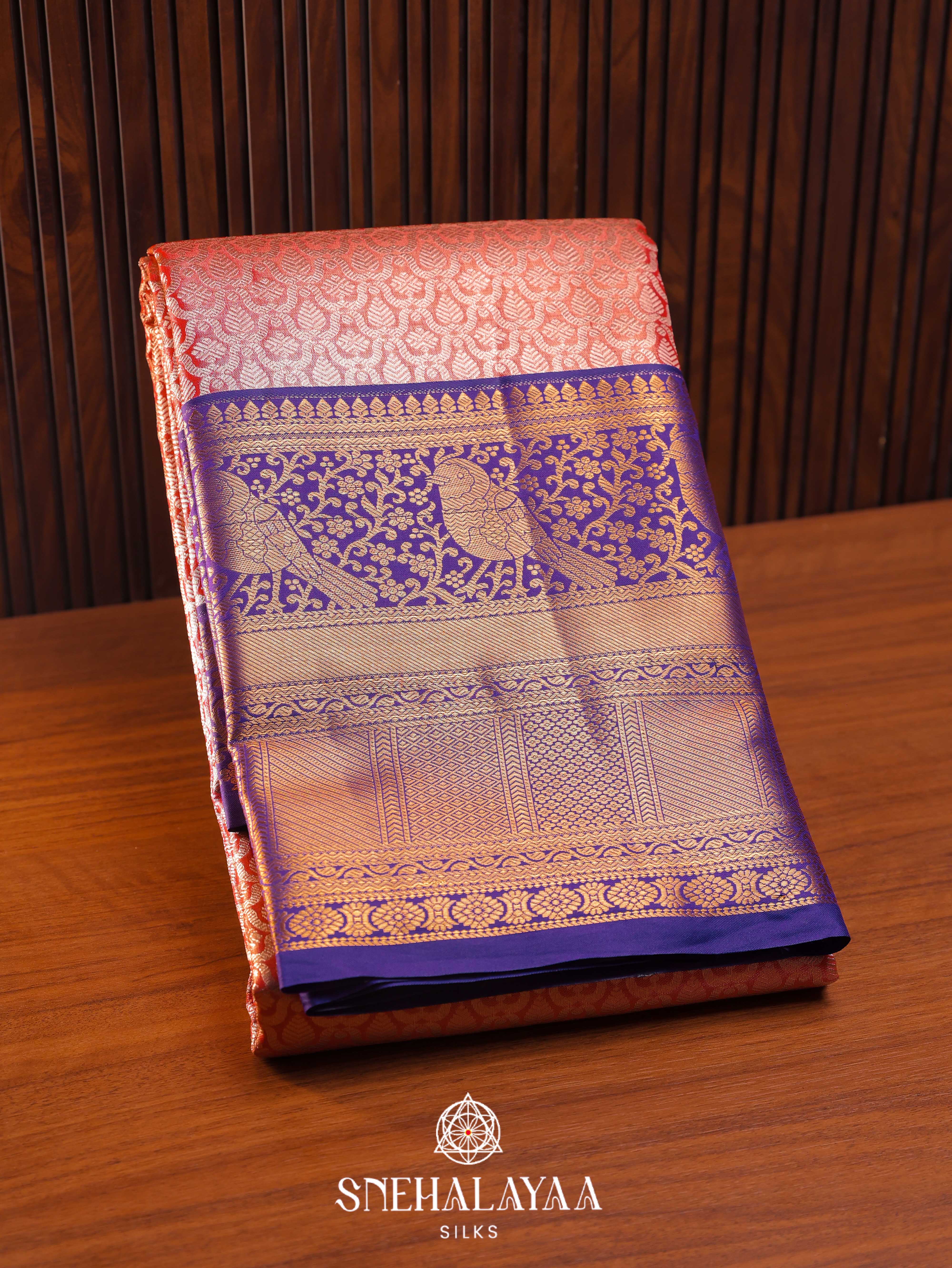 Coral Art Silk Saree
