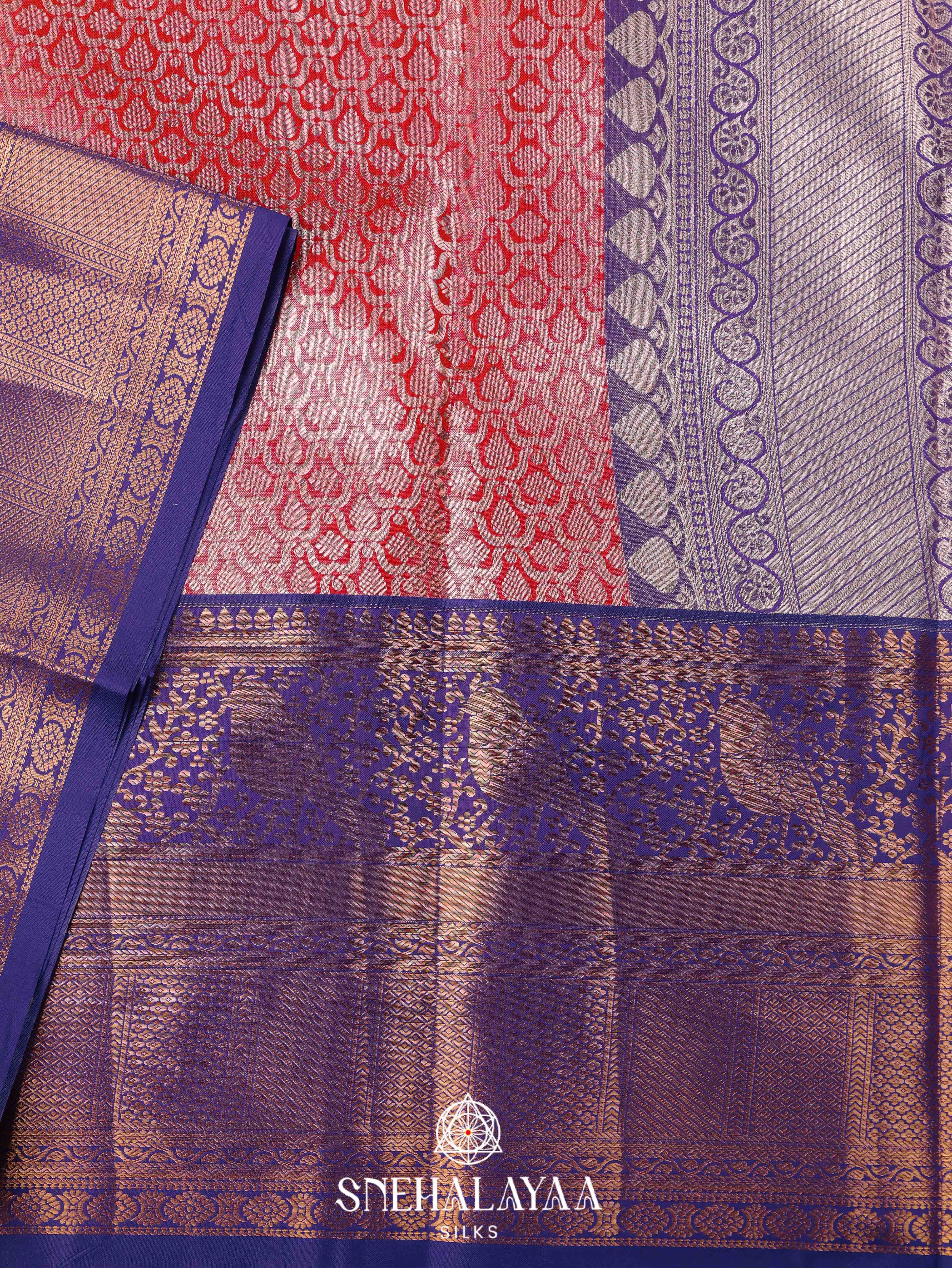 Coral Art Silk Saree