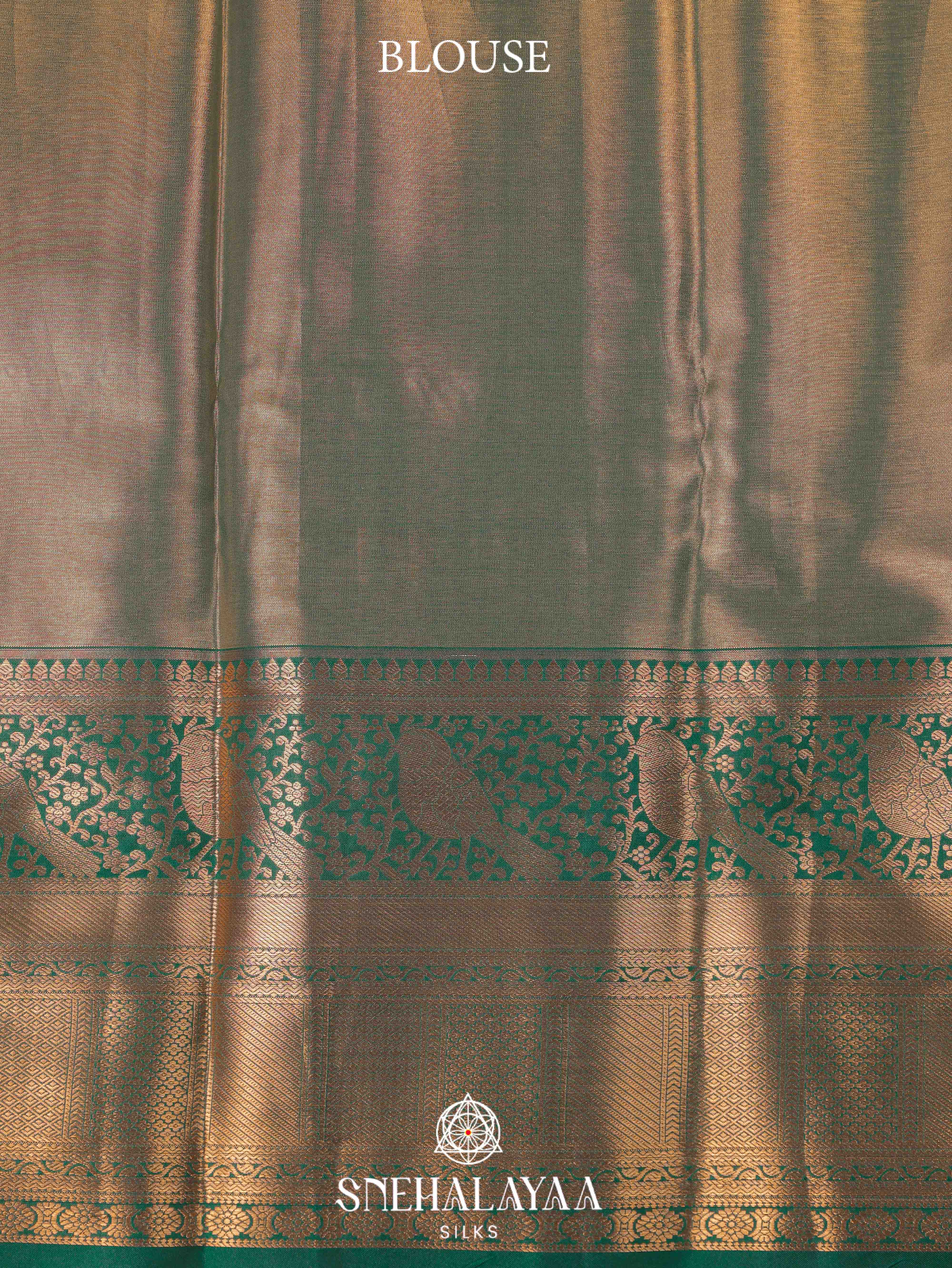 Orange Art Silk Saree