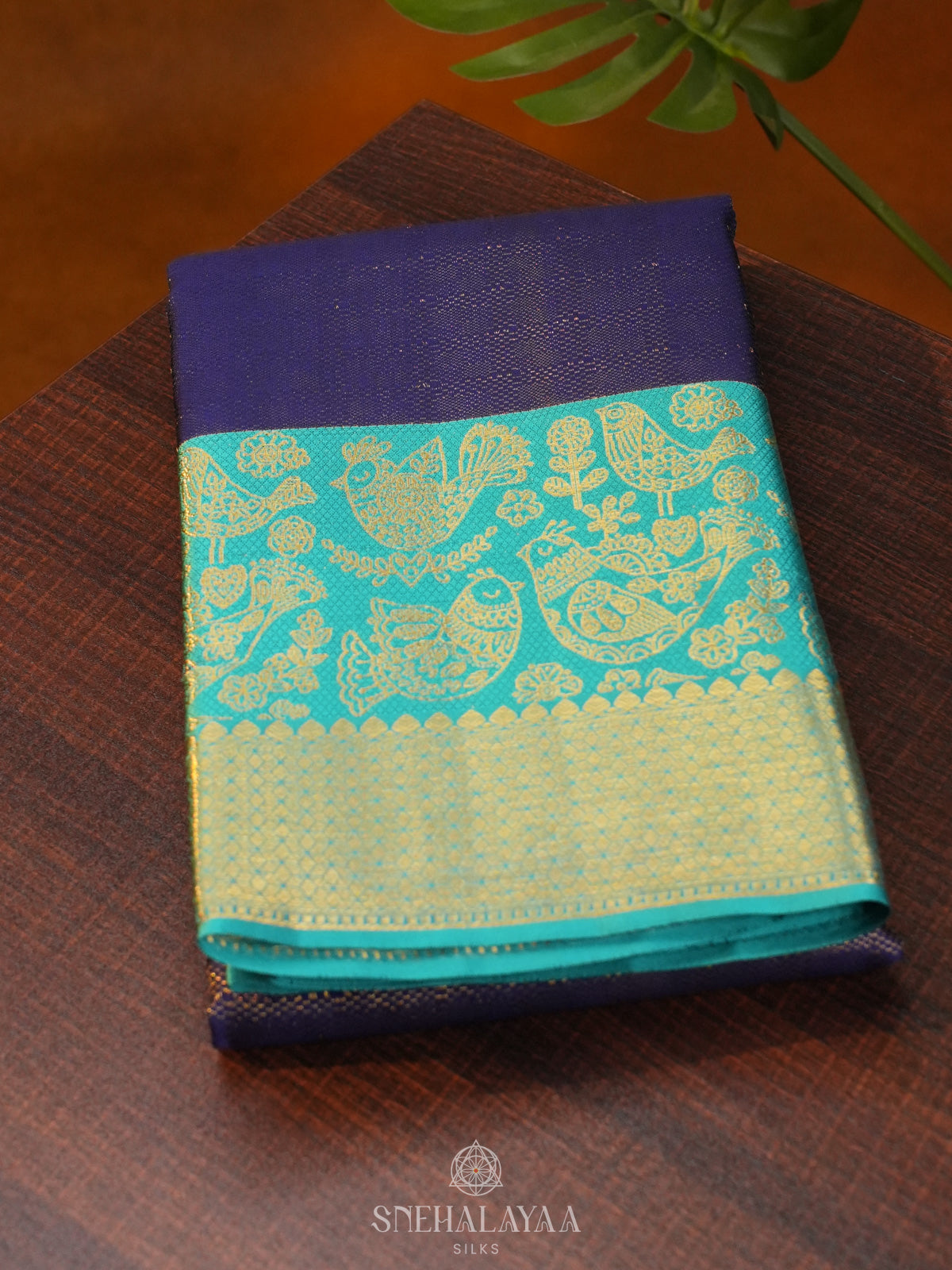 Purple Kanjivaram Silk Saree
