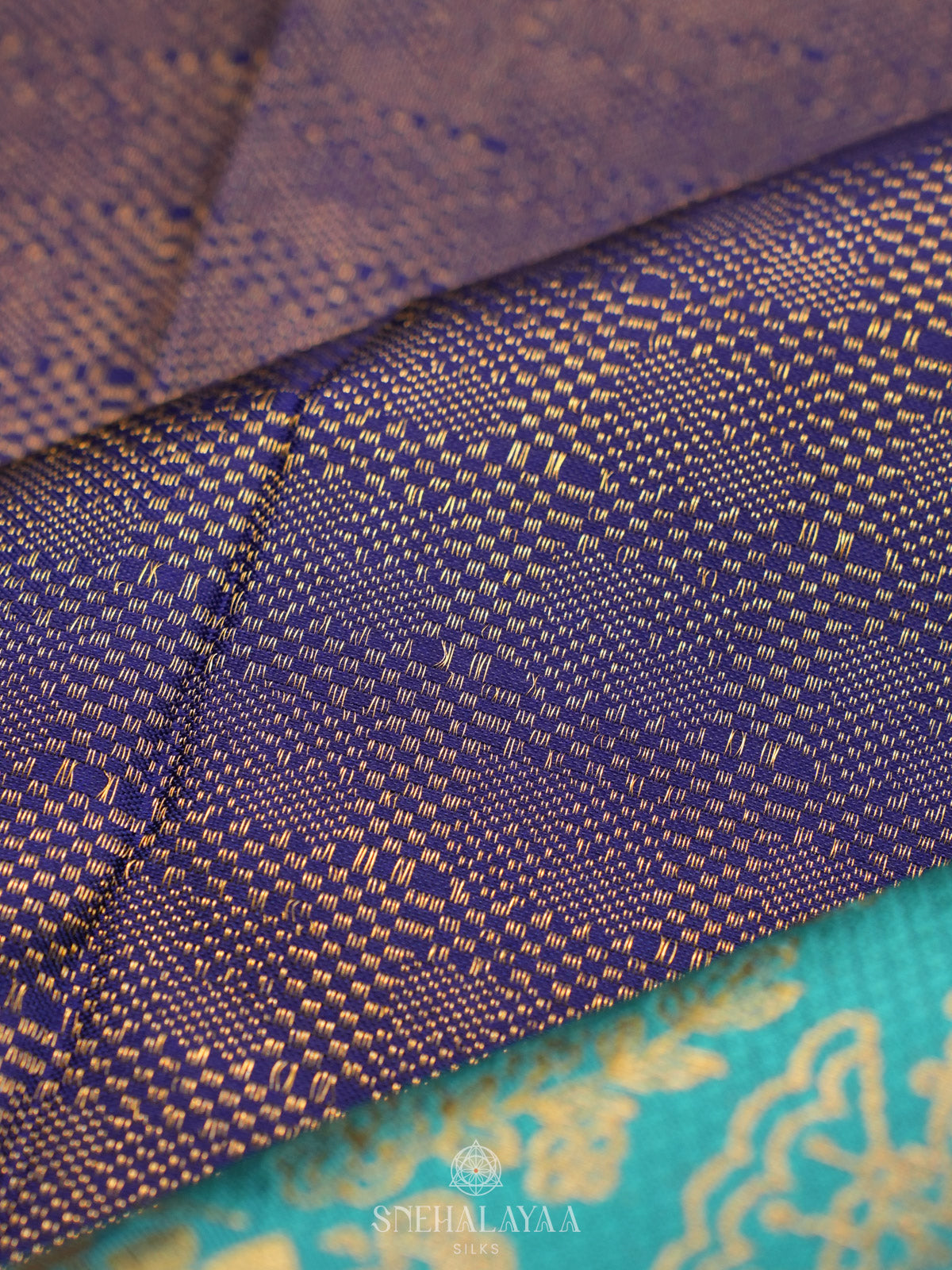 Purple Kanjivaram Silk Saree