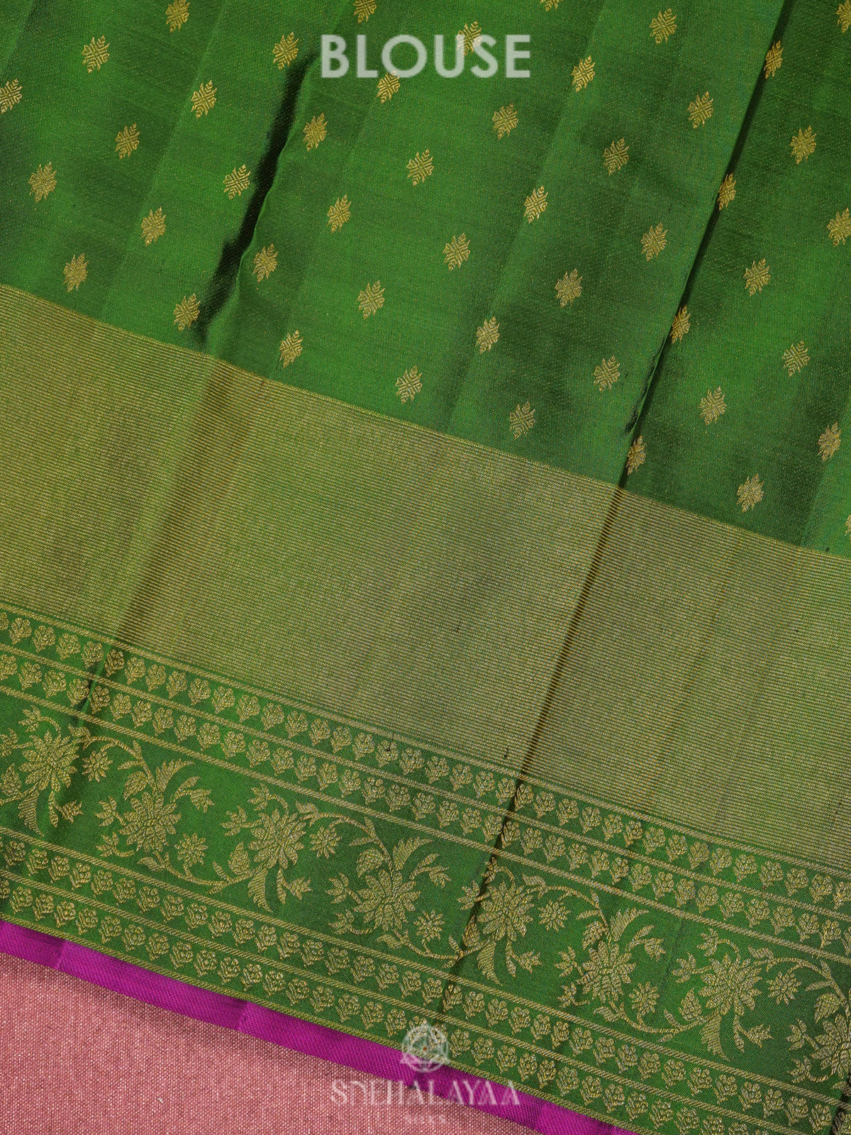 Yellow  Kanjivaram Silk Saree