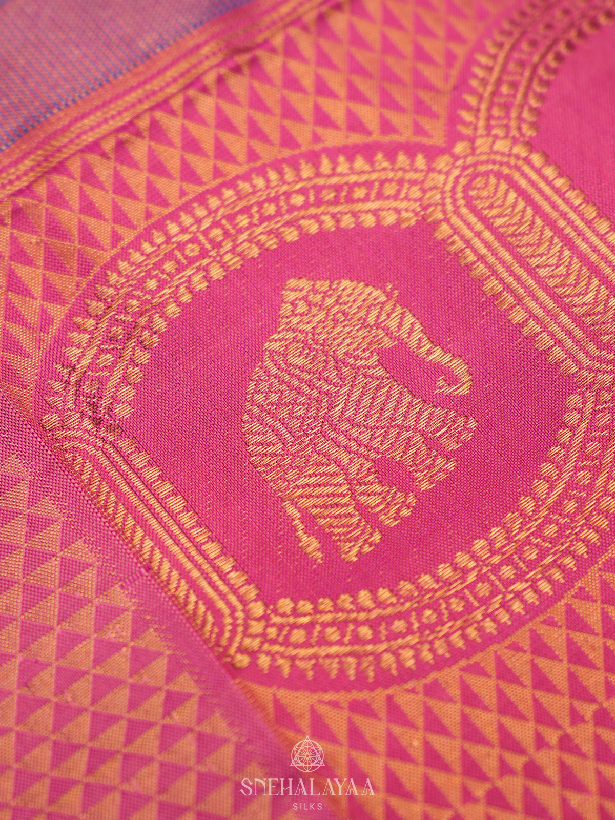 Blue Kanjivaram Silk Saree