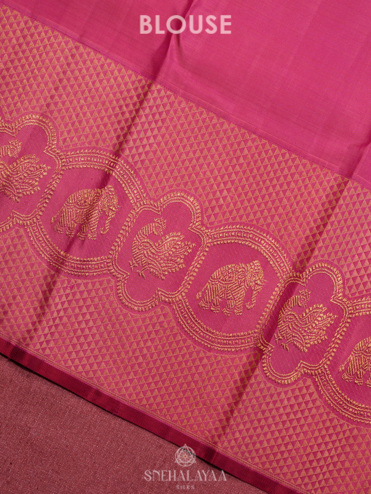 Blue Kanjivaram Silk Saree