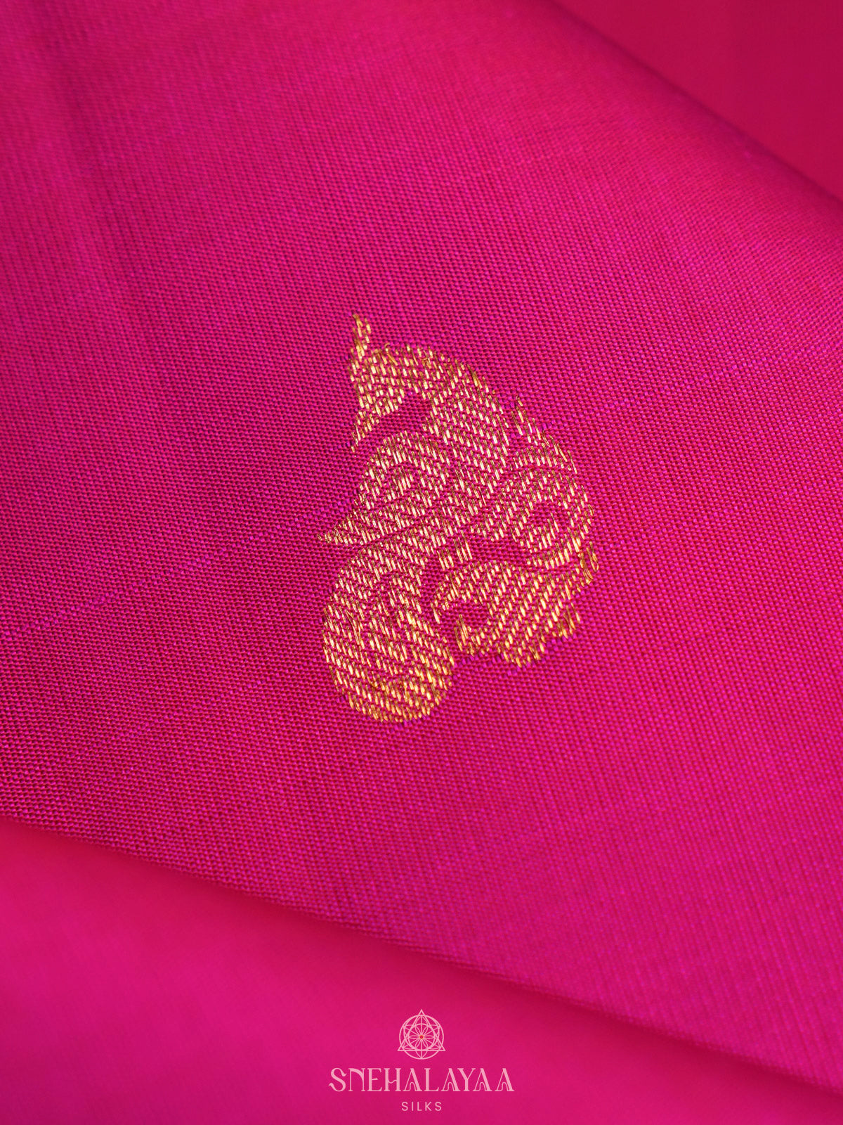 Pink Kanjivaram Silk Saree
