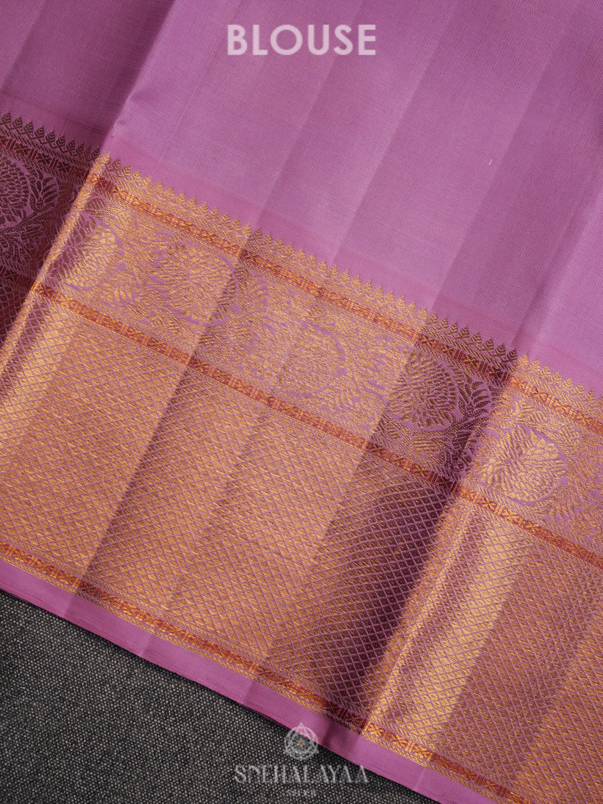 Ruby Red Kanjivaram Silk Saree