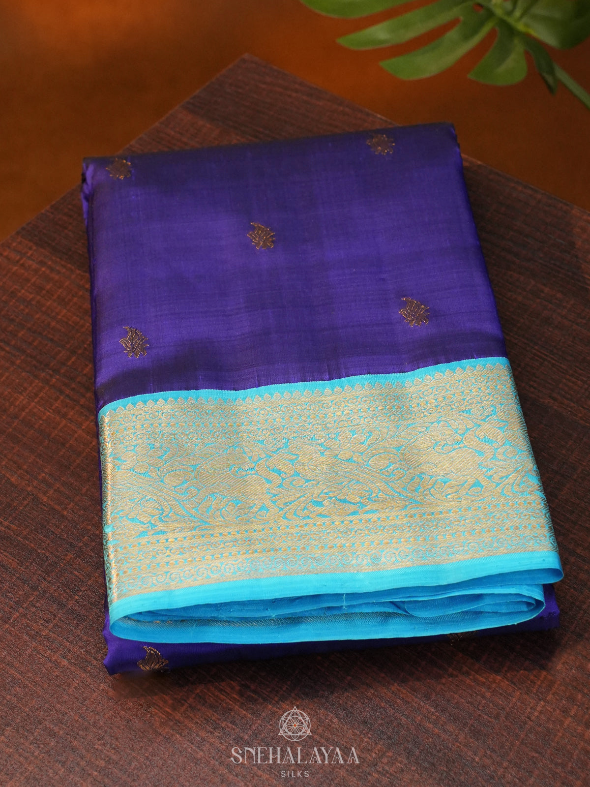 Blue Kanjivaram Silk Saree