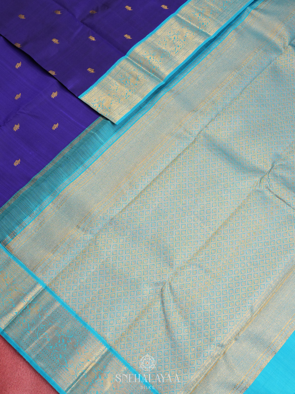 Blue Kanjivaram Silk Saree