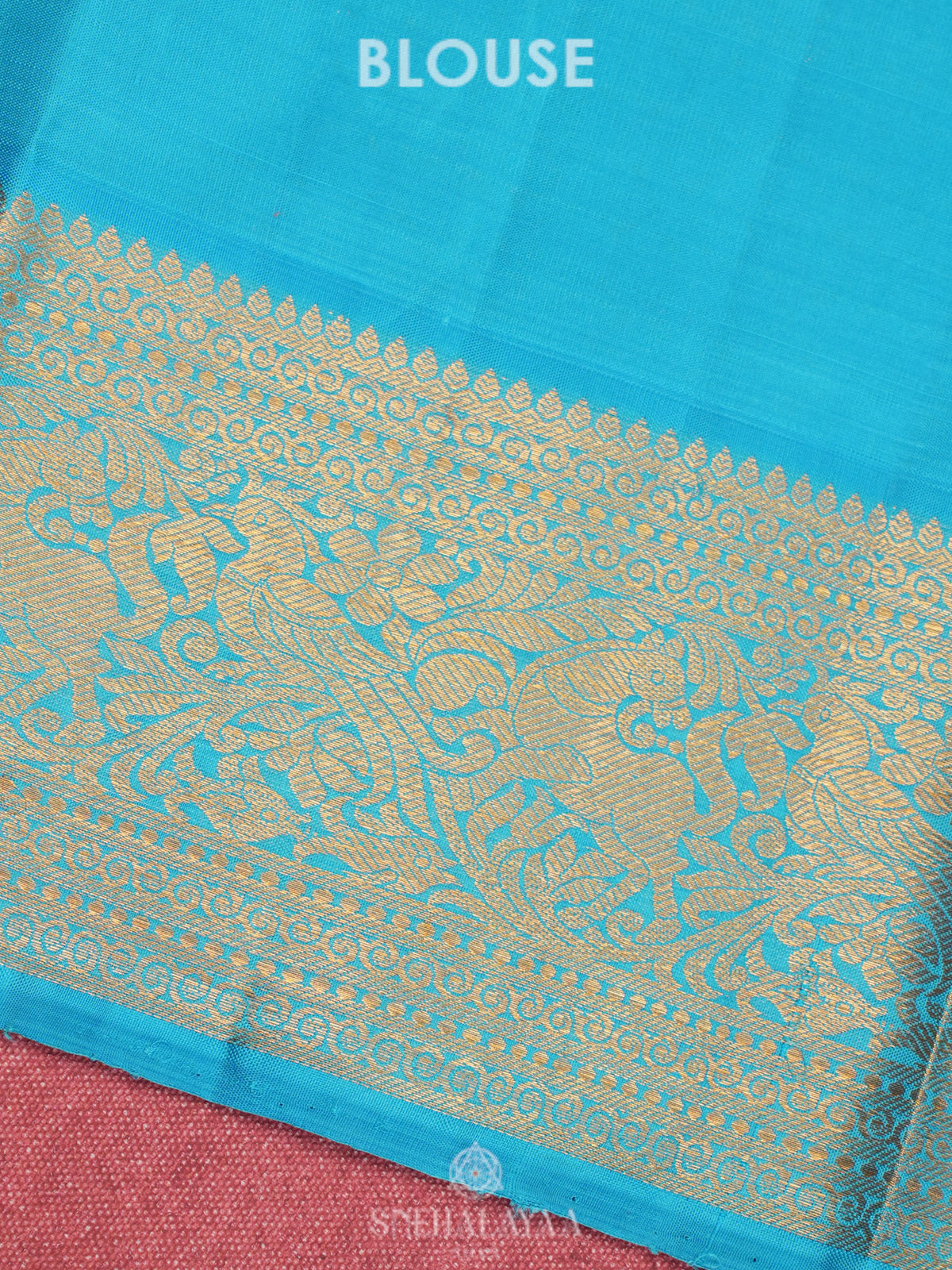 Blue Kanjivaram Silk Saree