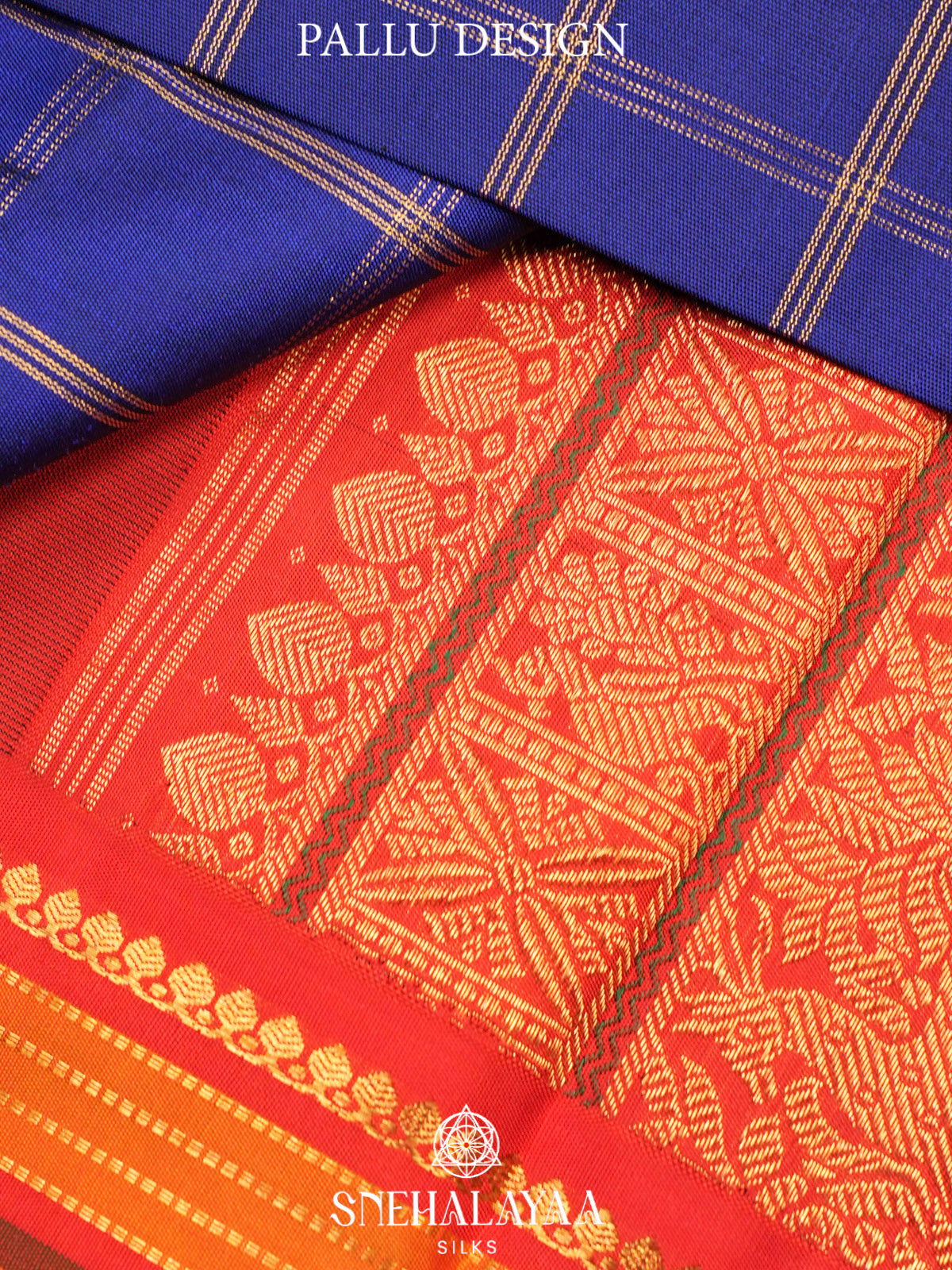 Royal Blue Kanjivaram Silk Saree