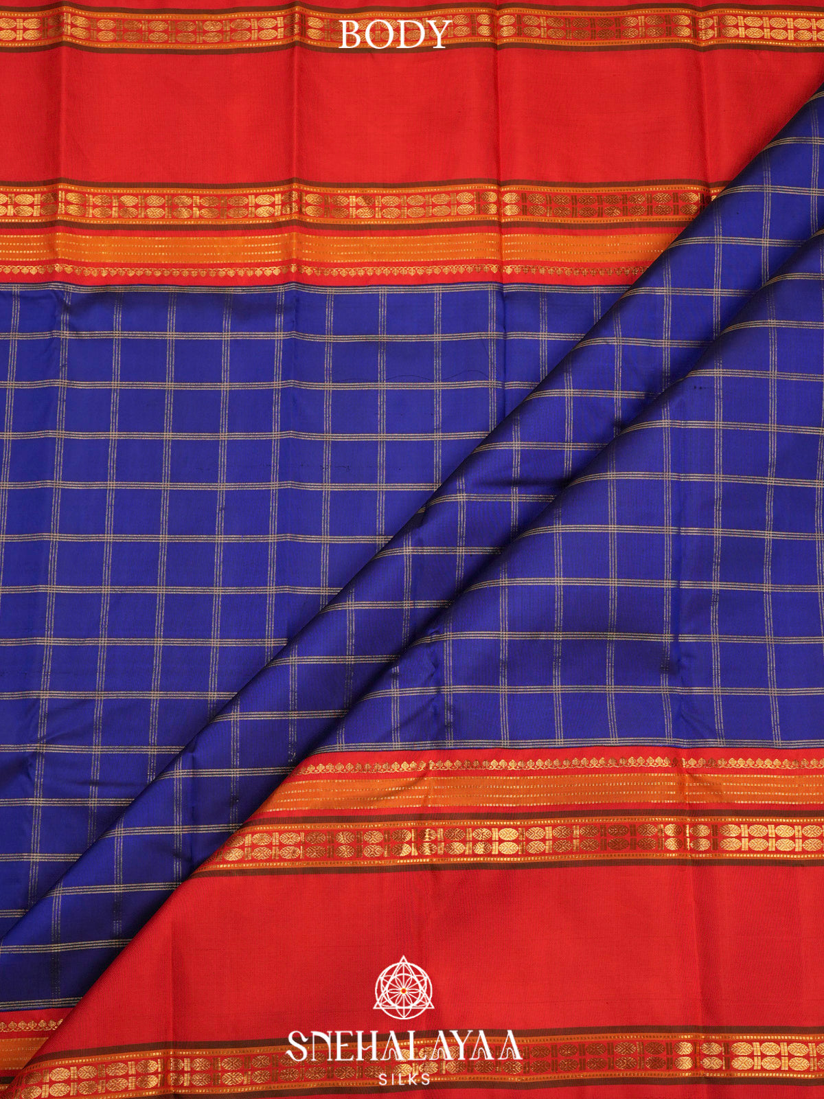 Royal Blue Kanjivaram Silk Saree