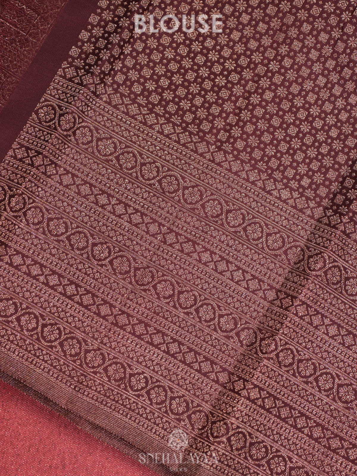 Brown Kanjivaram Silk Saree