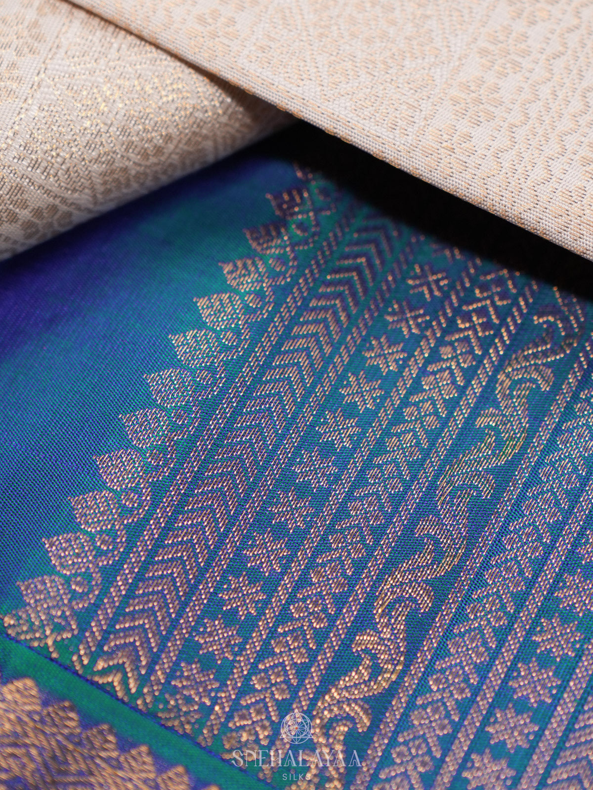 White Kanjivaram Silk Saree