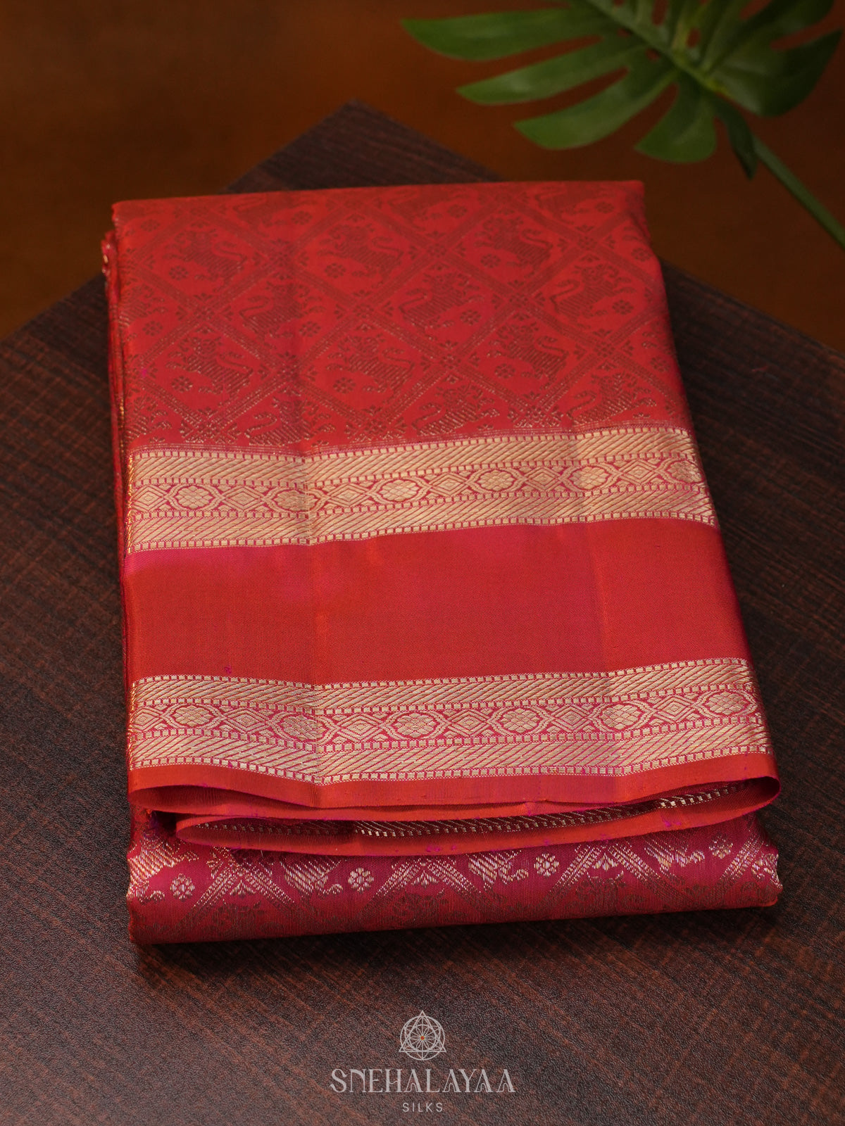 Pink Kanjivaram Silk Saree
