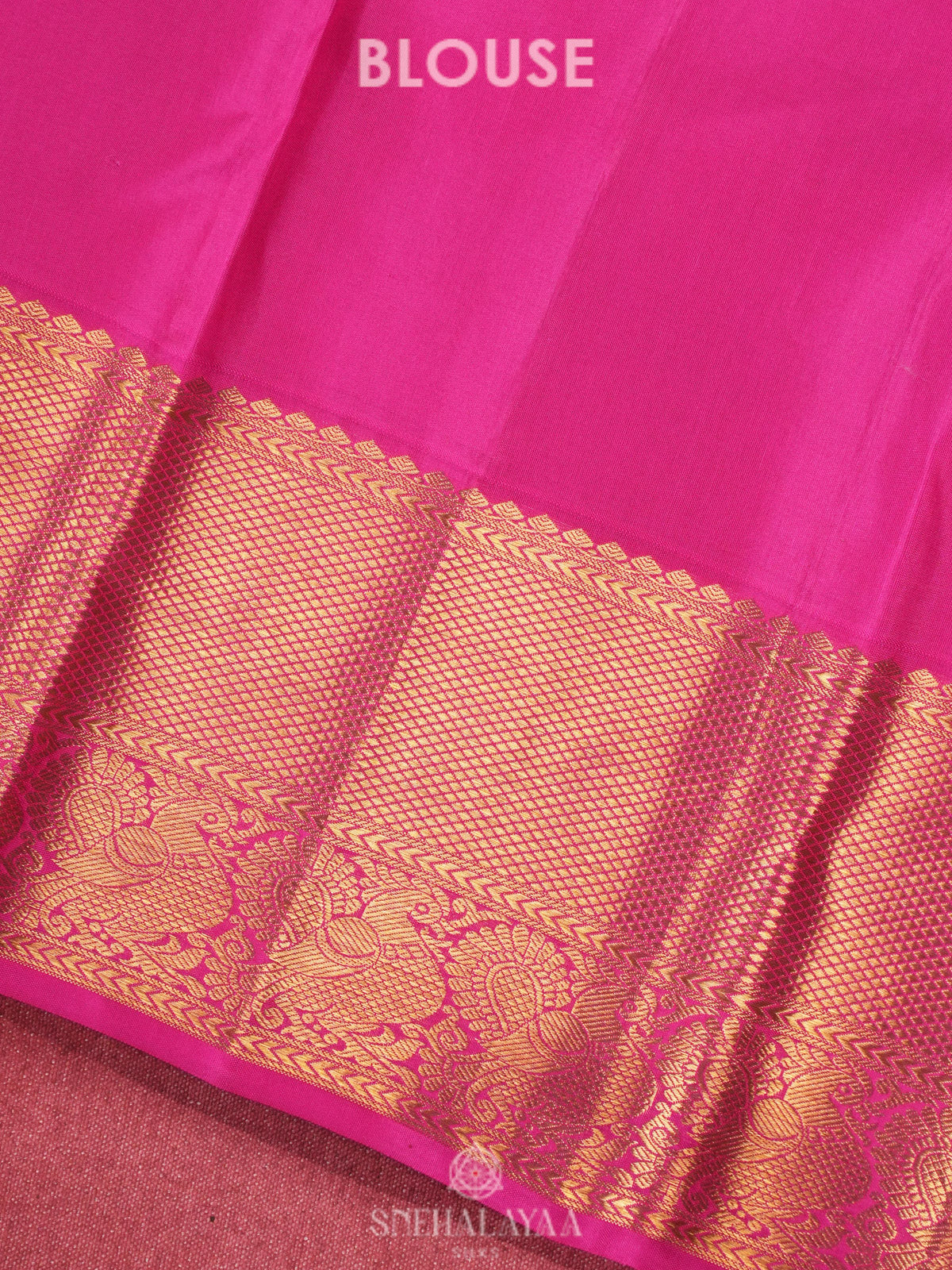 Orange Kanjivaram Silk Saree