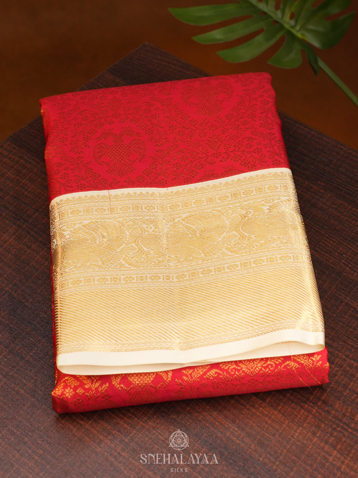 Red Kanjivaram Silk Saree