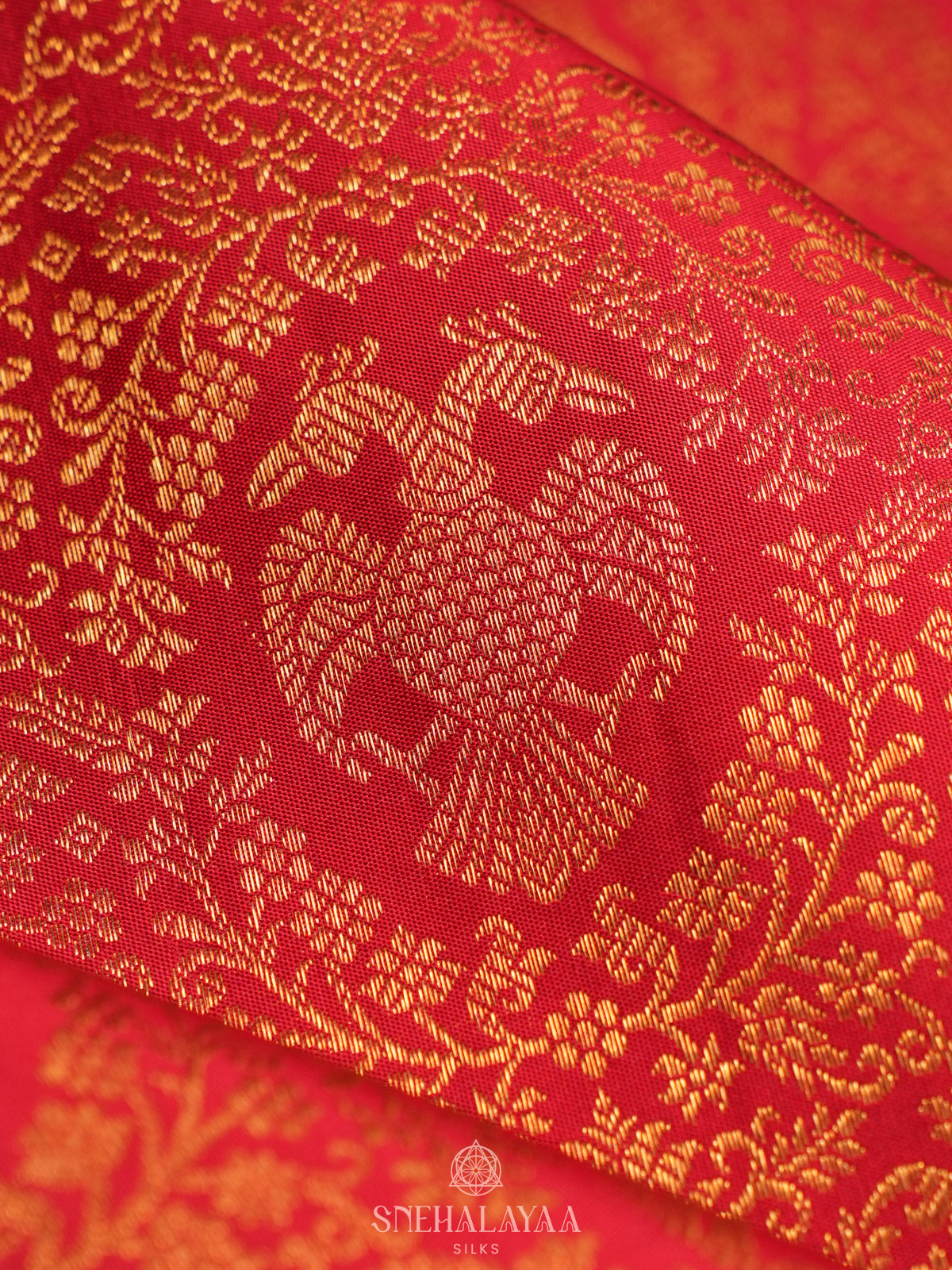 Red Kanjivaram Silk Saree