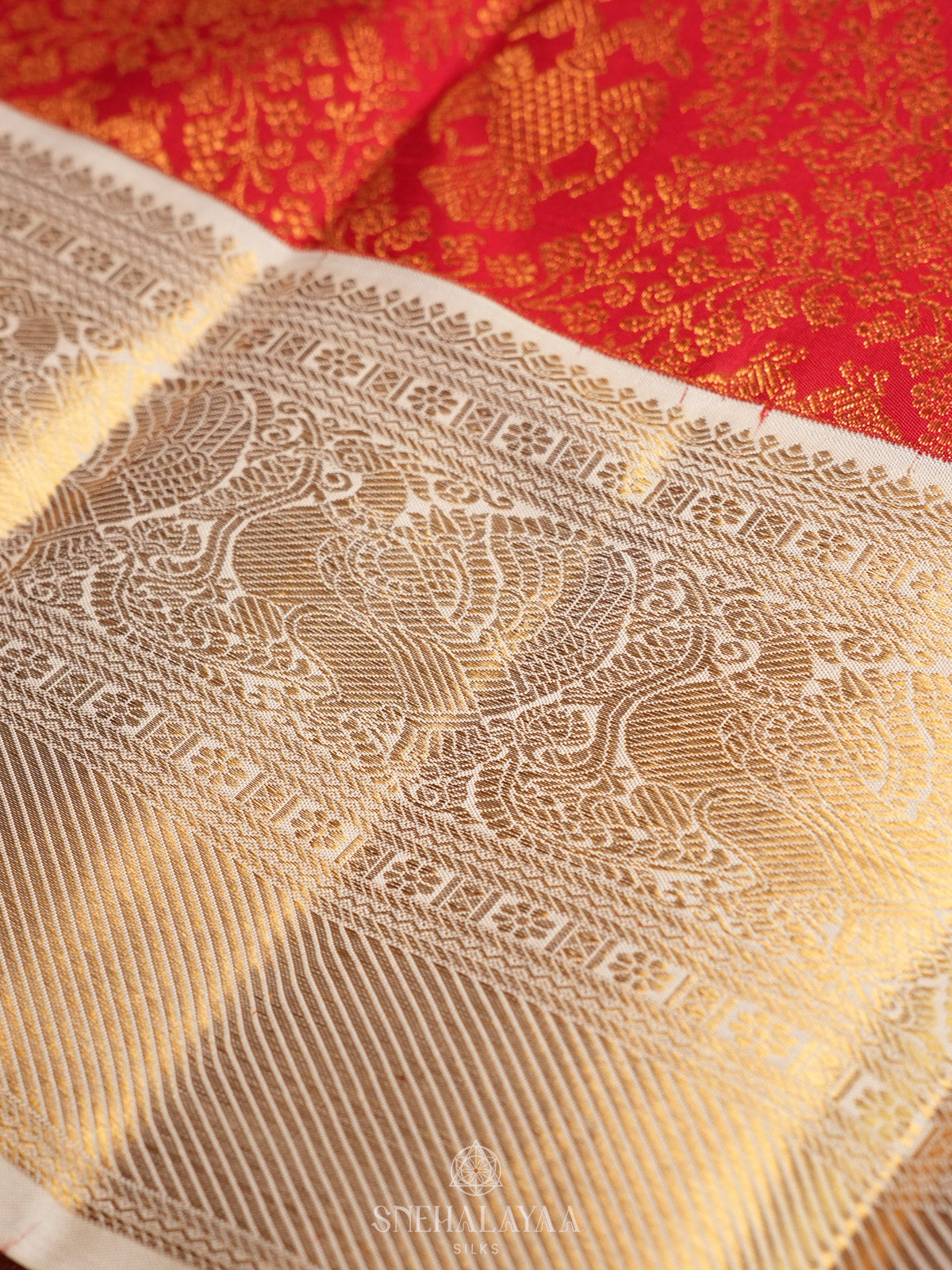 Red Kanjivaram Silk Saree