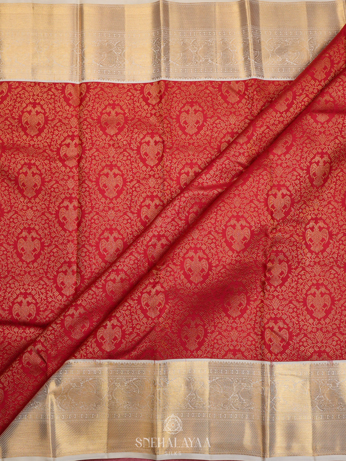 Red Kanjivaram Silk Saree