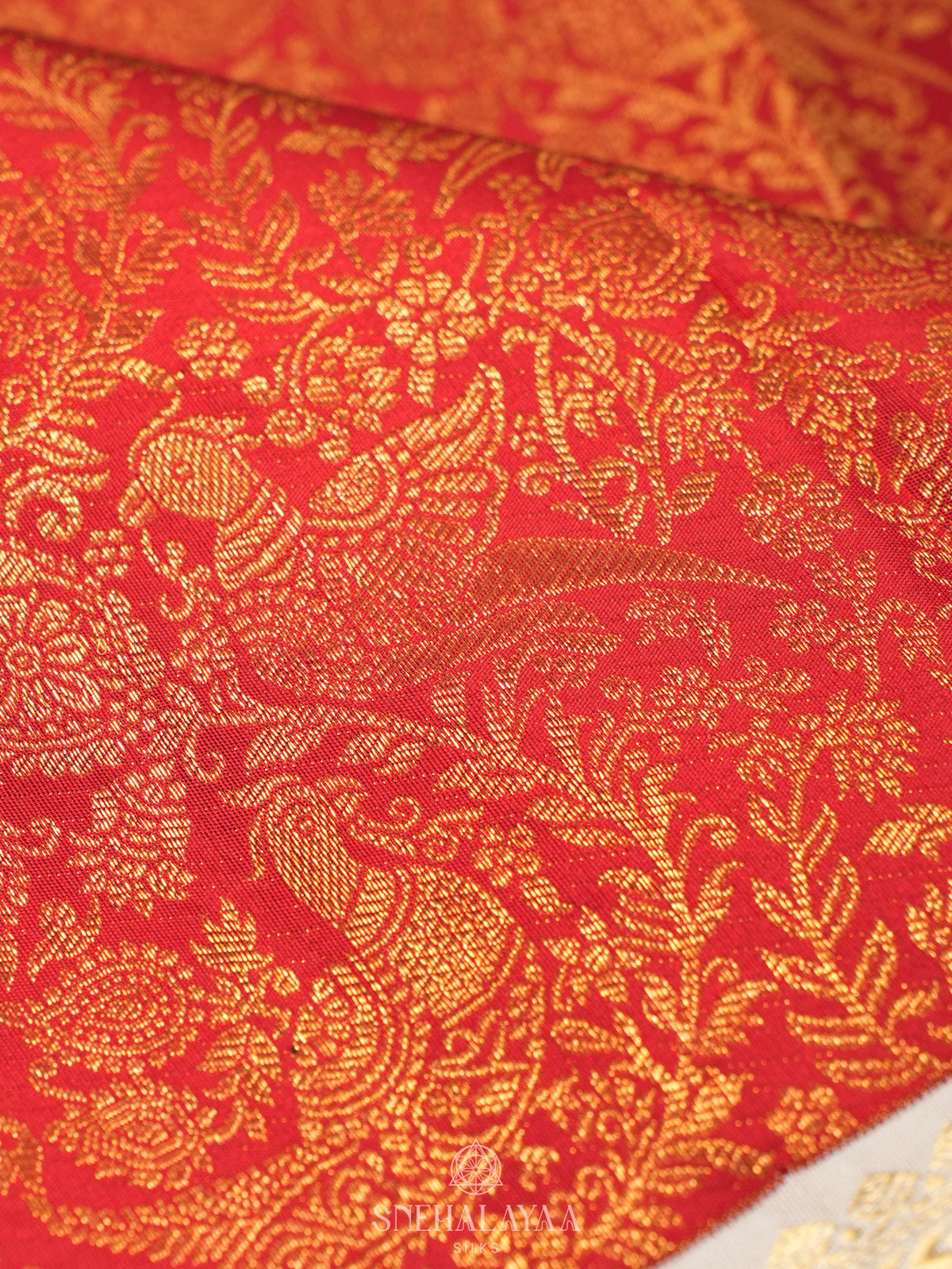Red Kanjivaram Silk Saree