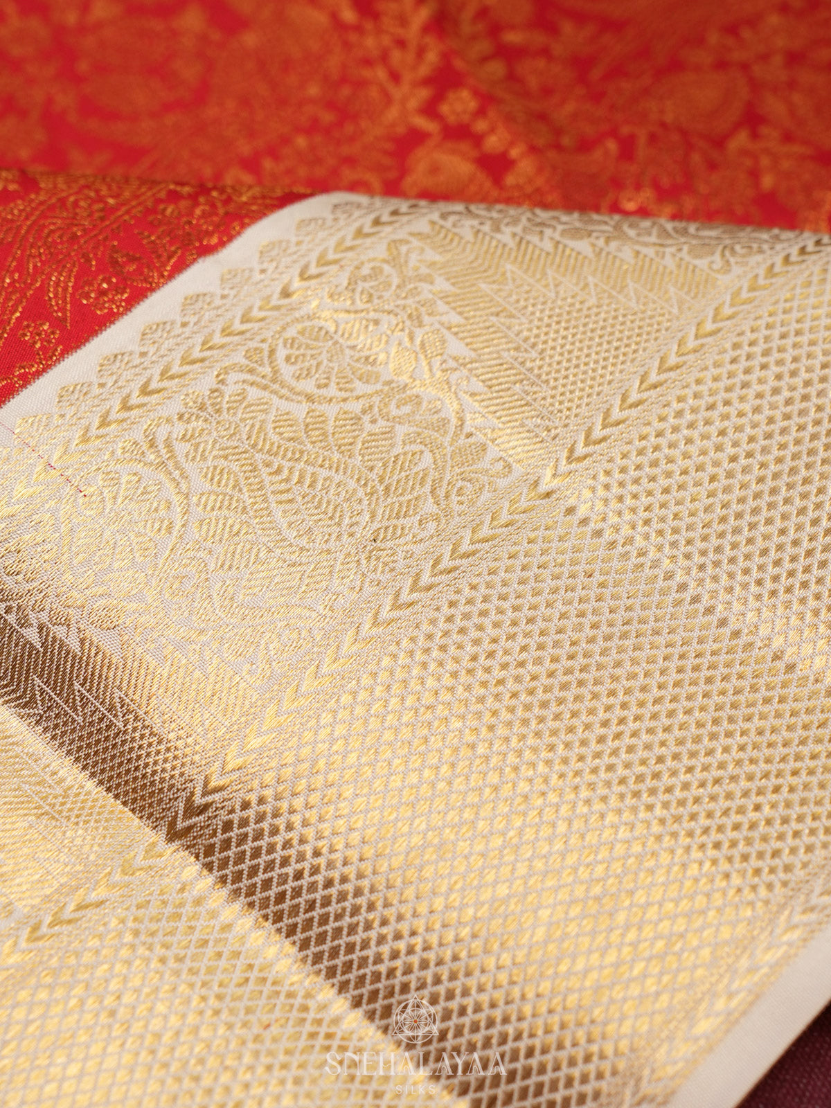 Red Kanjivaram Silk Saree