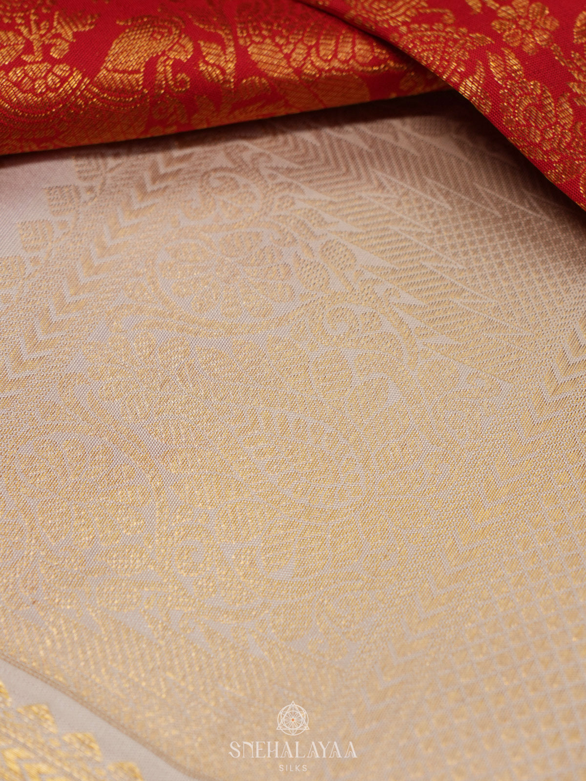 Red Kanjivaram Silk Saree