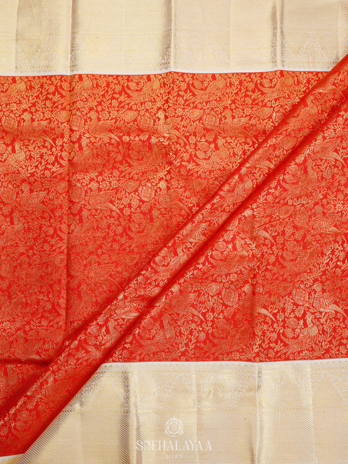 Red Kanjivaram Silk Saree