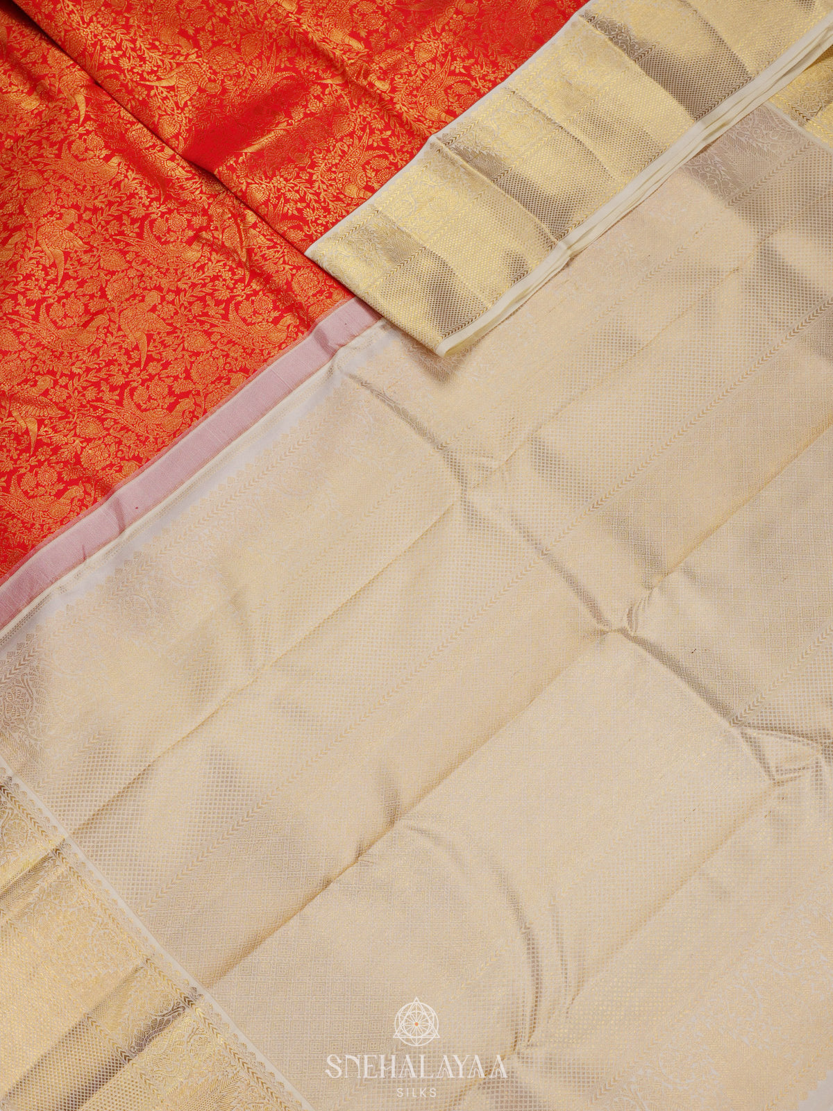 Red Kanjivaram Silk Saree