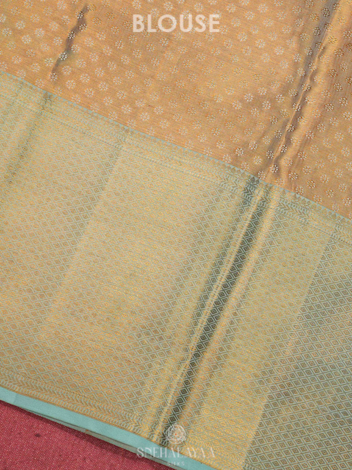 Orange Kanjivaram Silk Saree