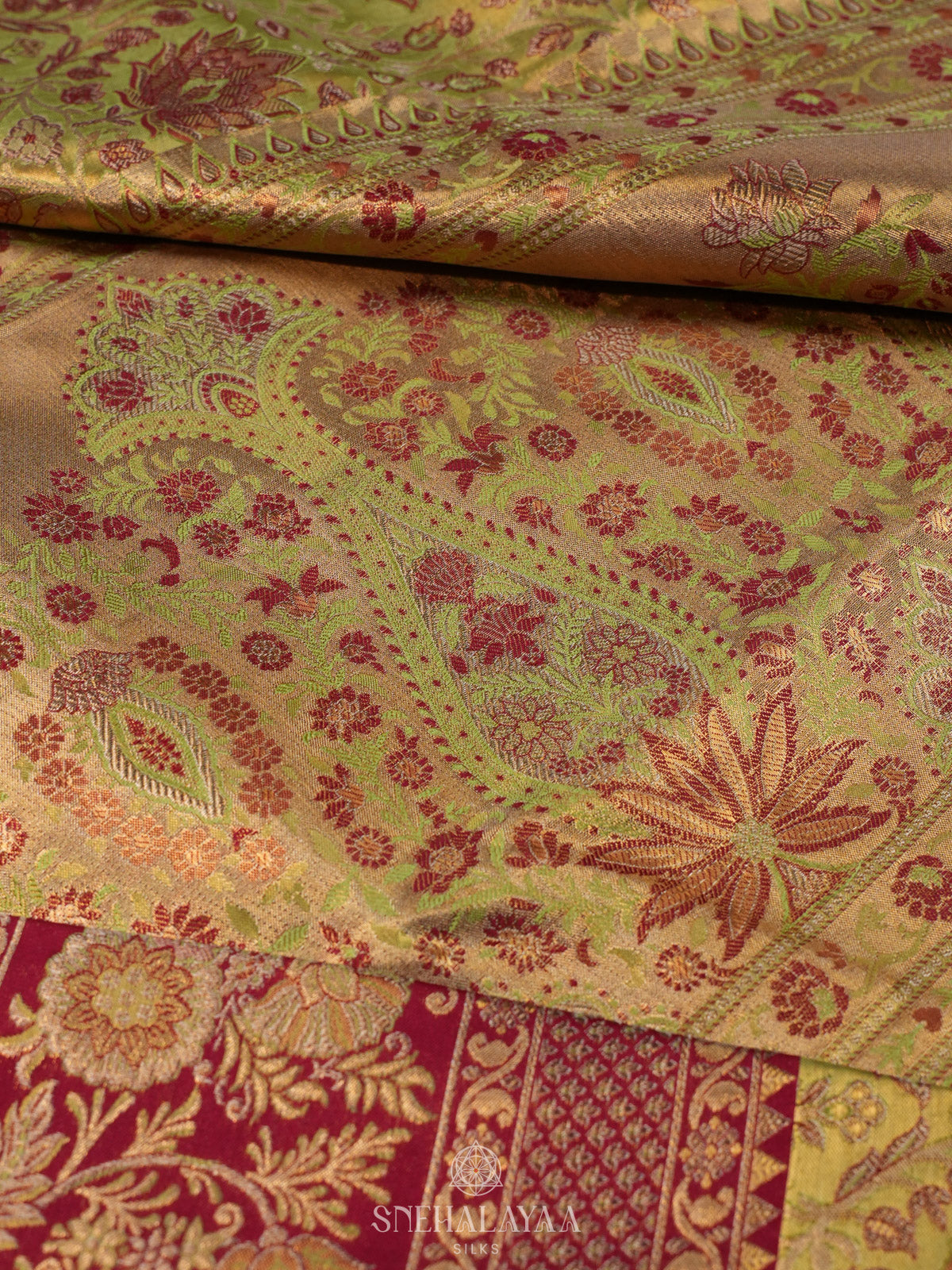 Green Kanjivaram Silk Saree