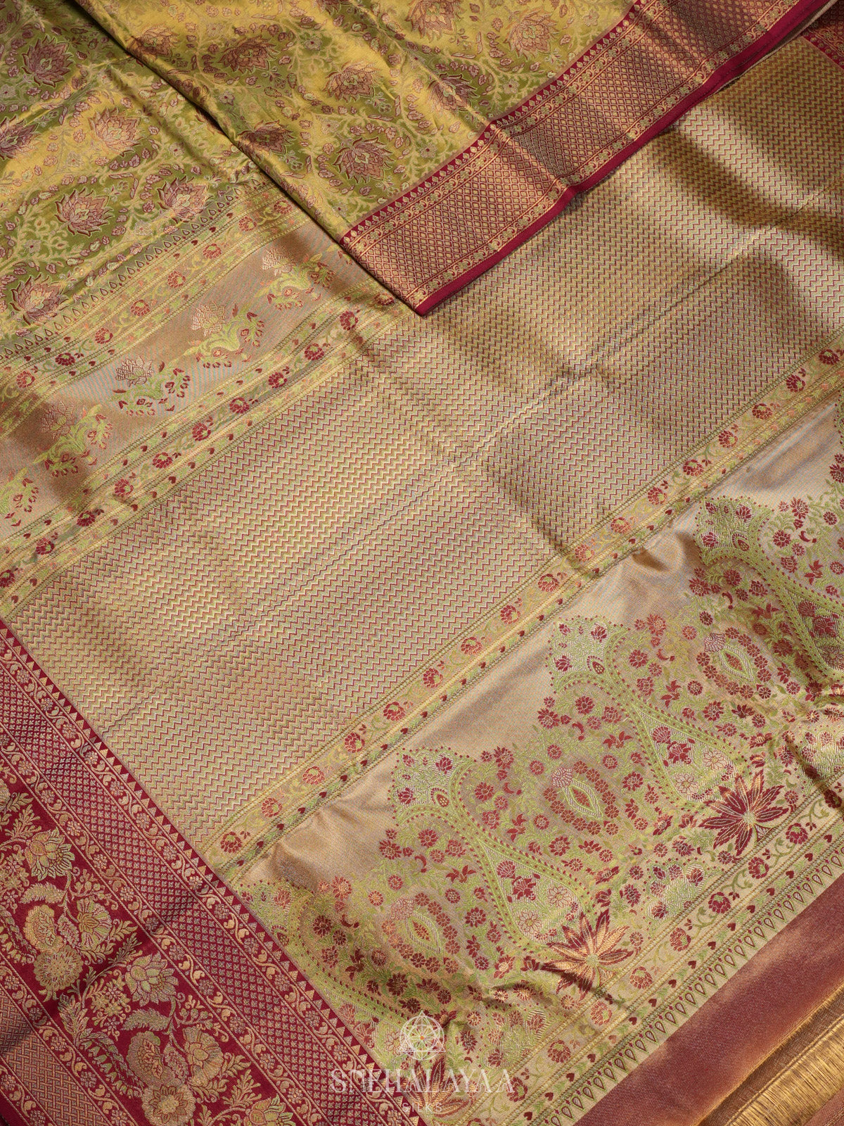 Green Kanjivaram Silk Saree
