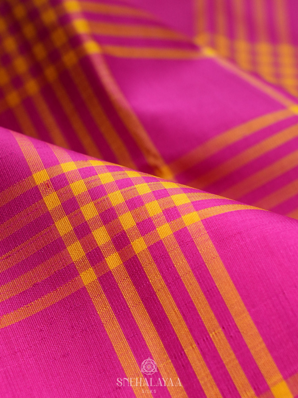 Pink Kanjivaram Silk Saree