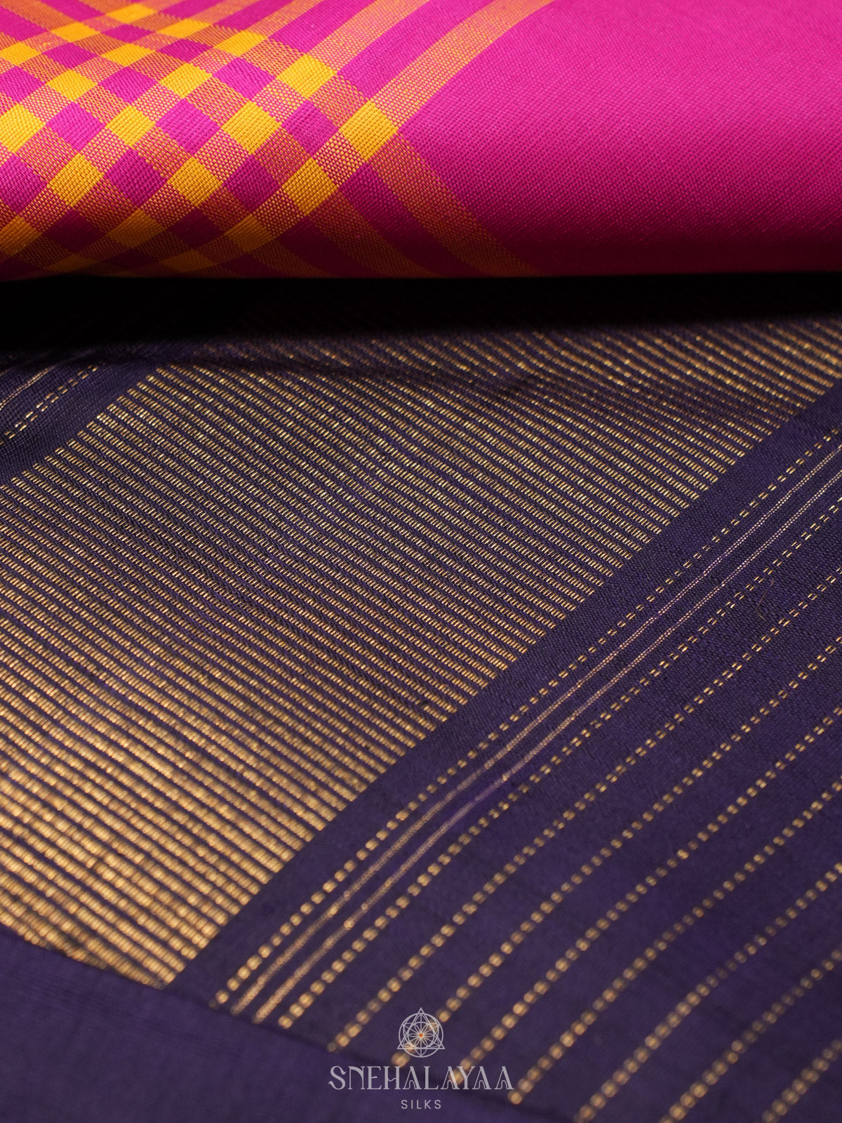 Pink Kanjivaram Silk Saree