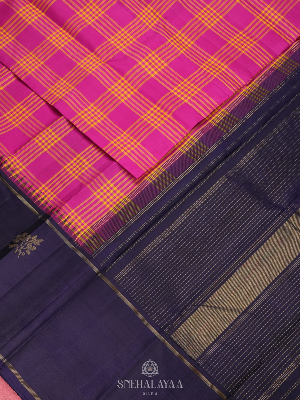 Pink Kanjivaram Silk Saree