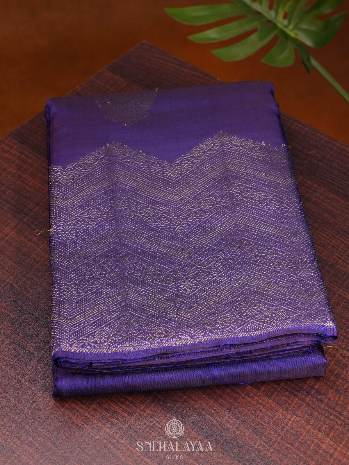 Purple Kanjivaram Silk Saree