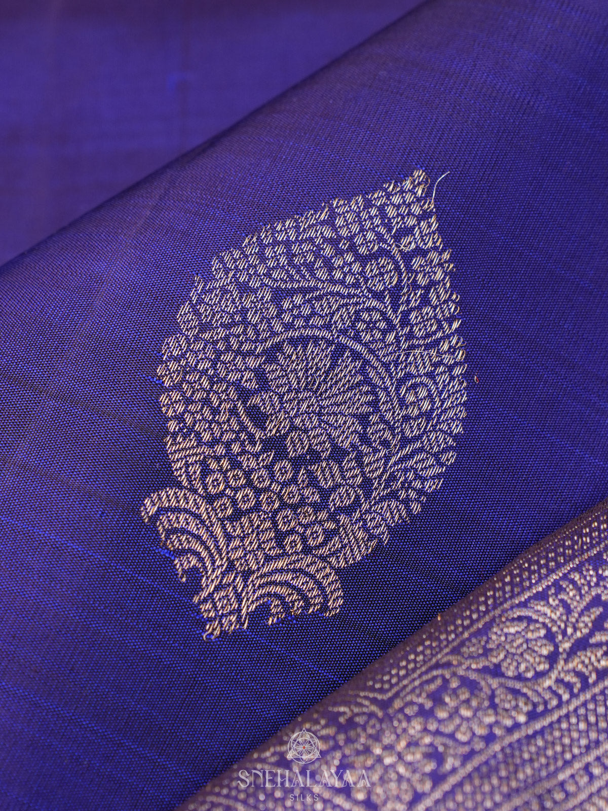 Purple Kanjivaram Silk Saree