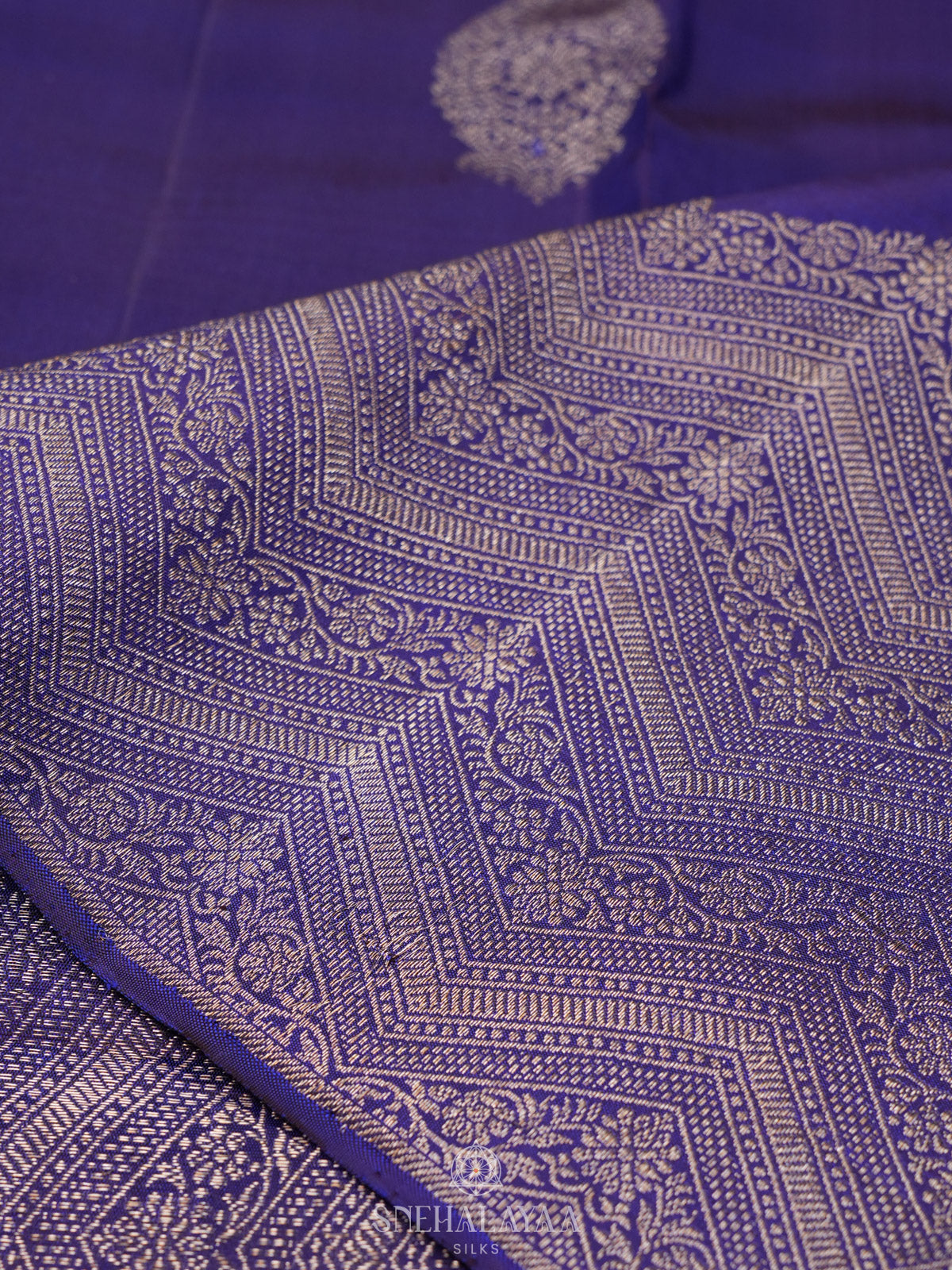 Purple Kanjivaram Silk Saree