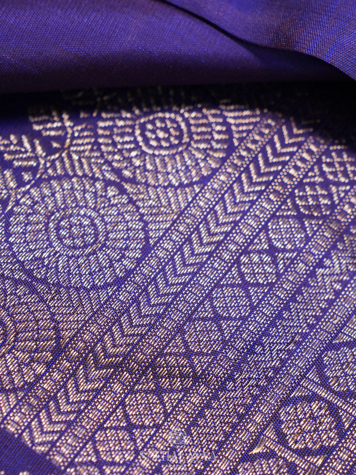 Purple Kanjivaram Silk Saree
