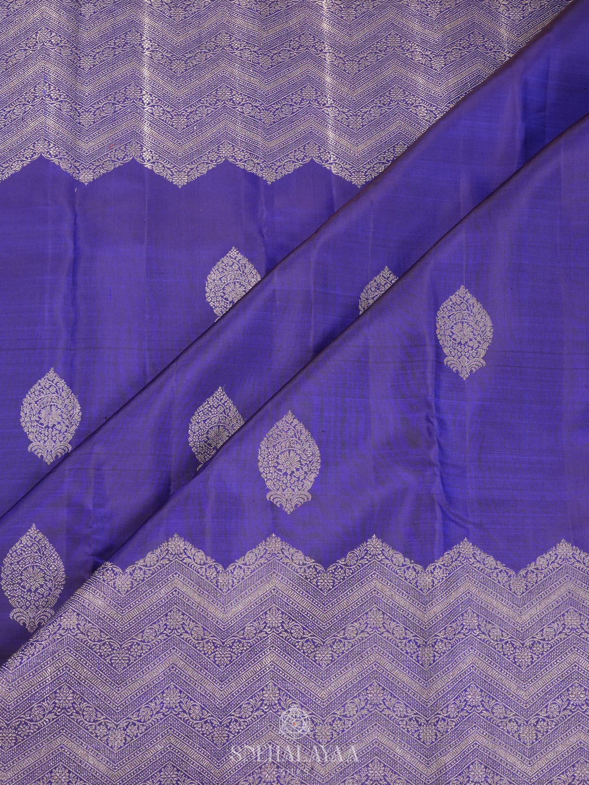 Purple Kanjivaram Silk Saree
