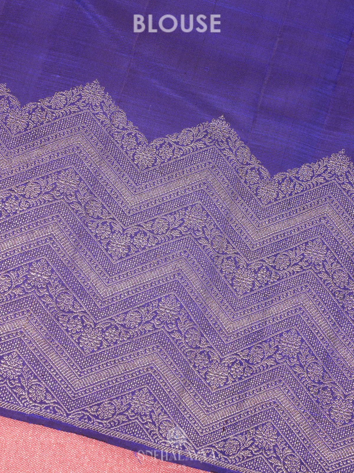 Purple Kanjivaram Silk Saree