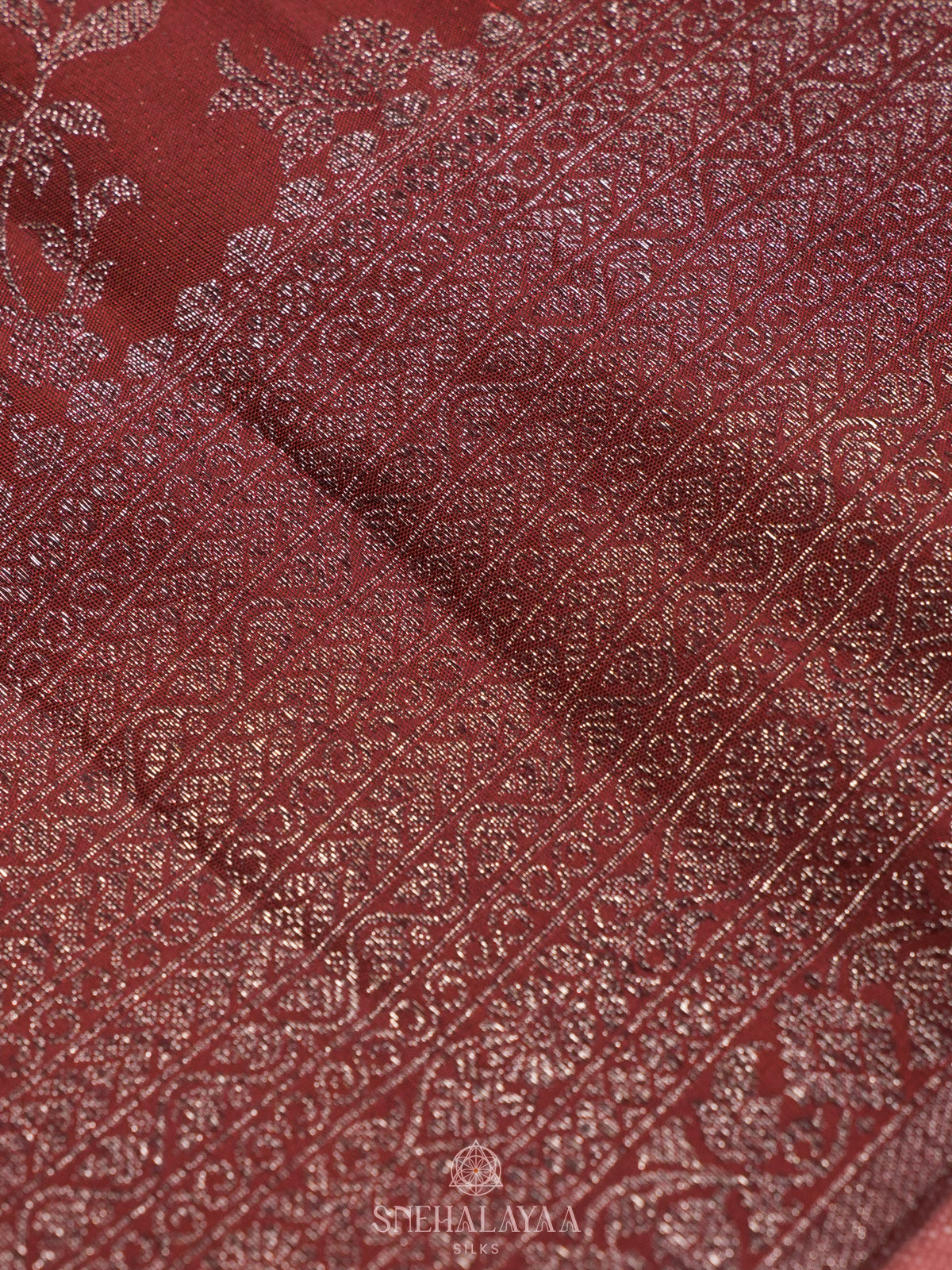 Brown Kanjivaram Silk Saree