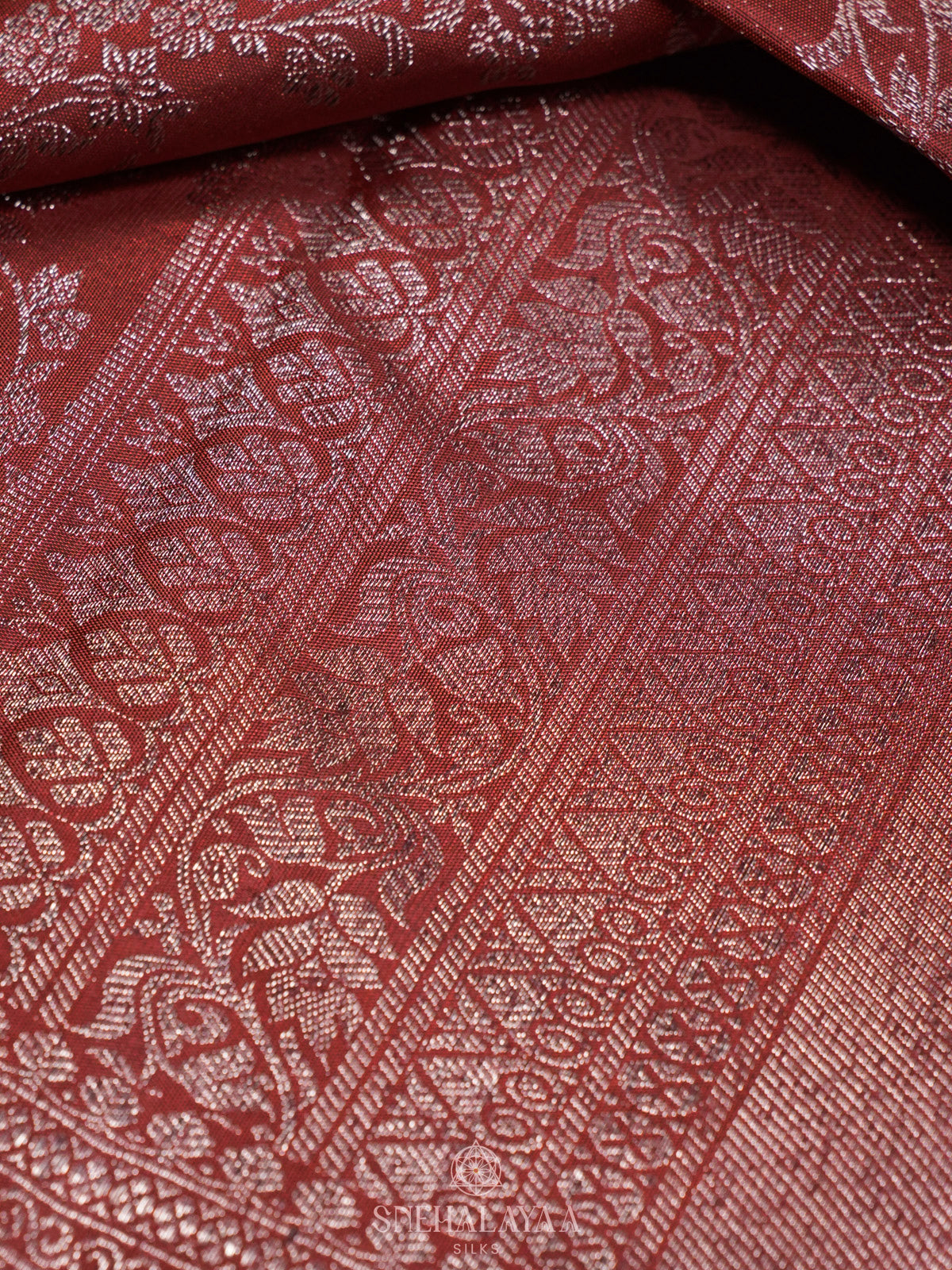 Brown Kanjivaram Silk Saree