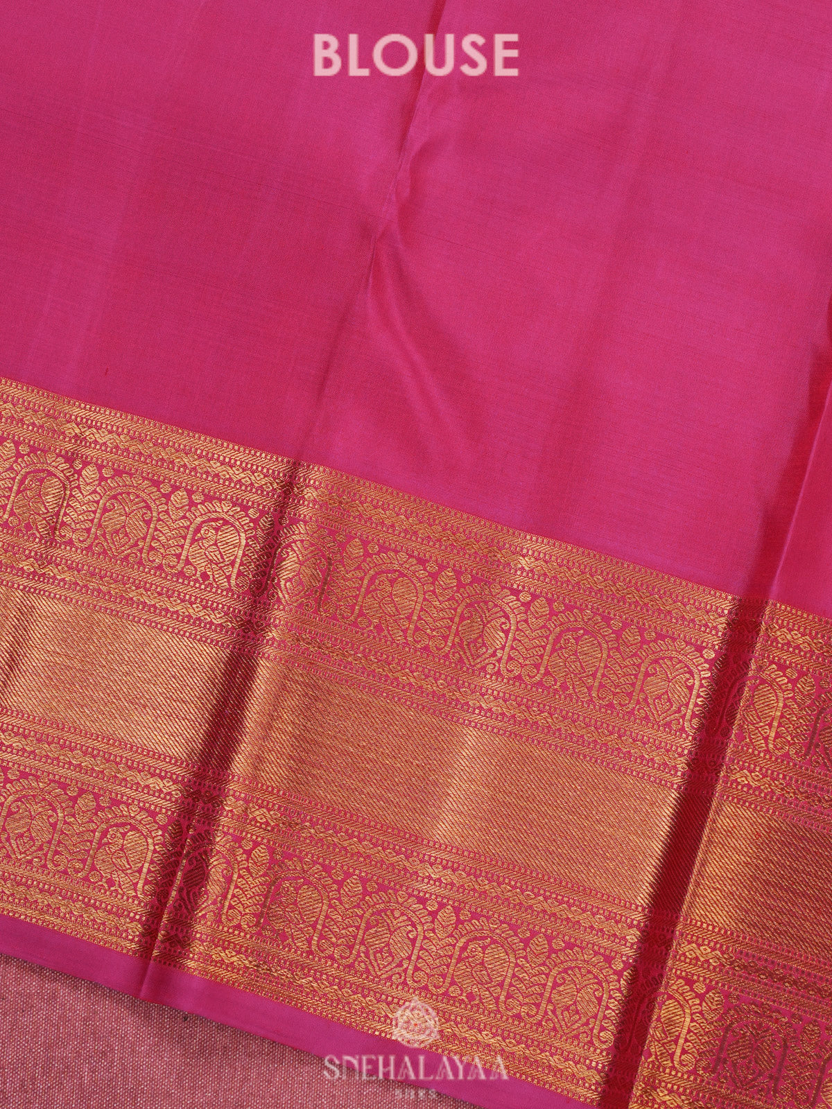 Pink Kanjivaram Silk Saree